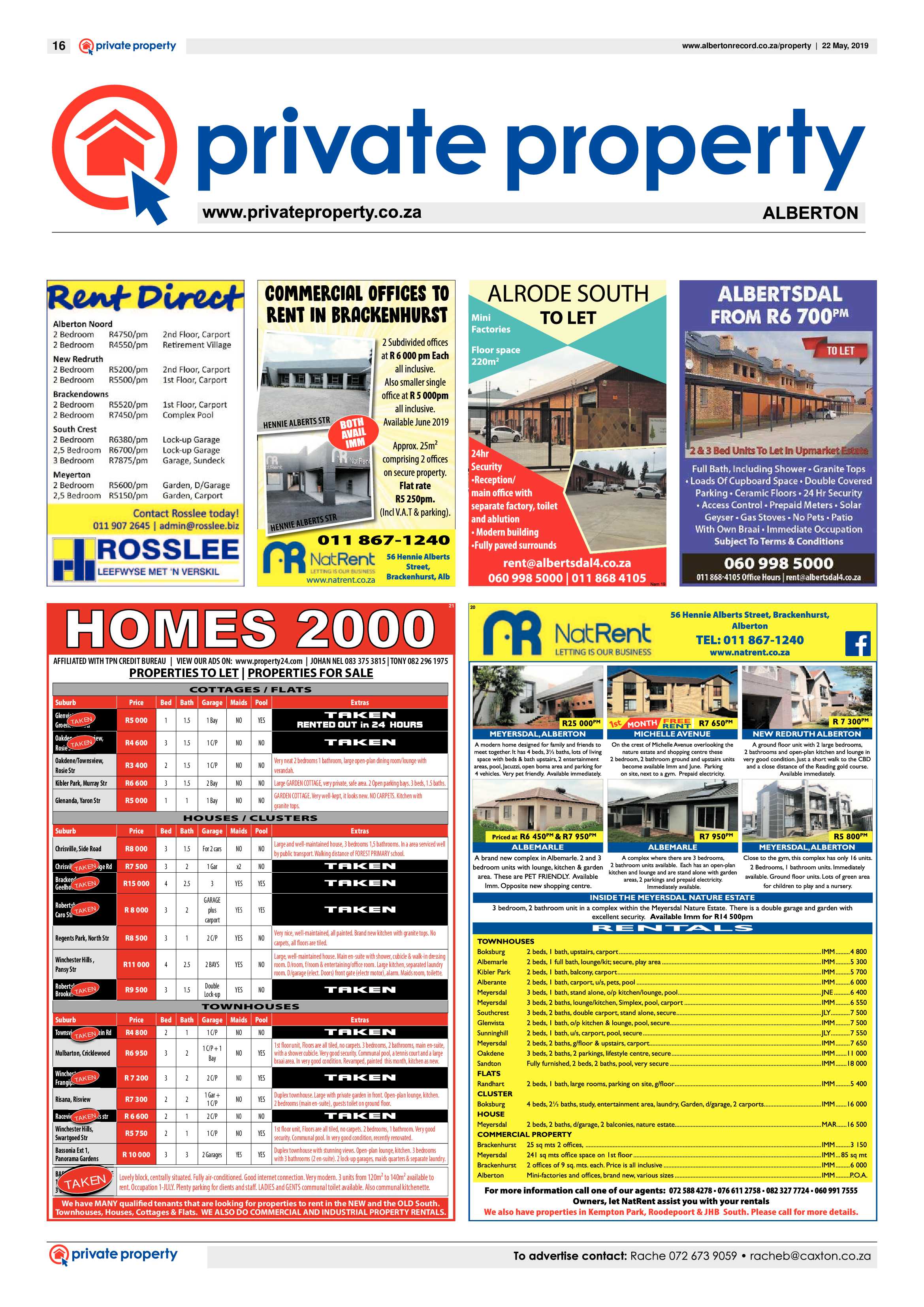 Alberton Record 22 May 2019 page 16