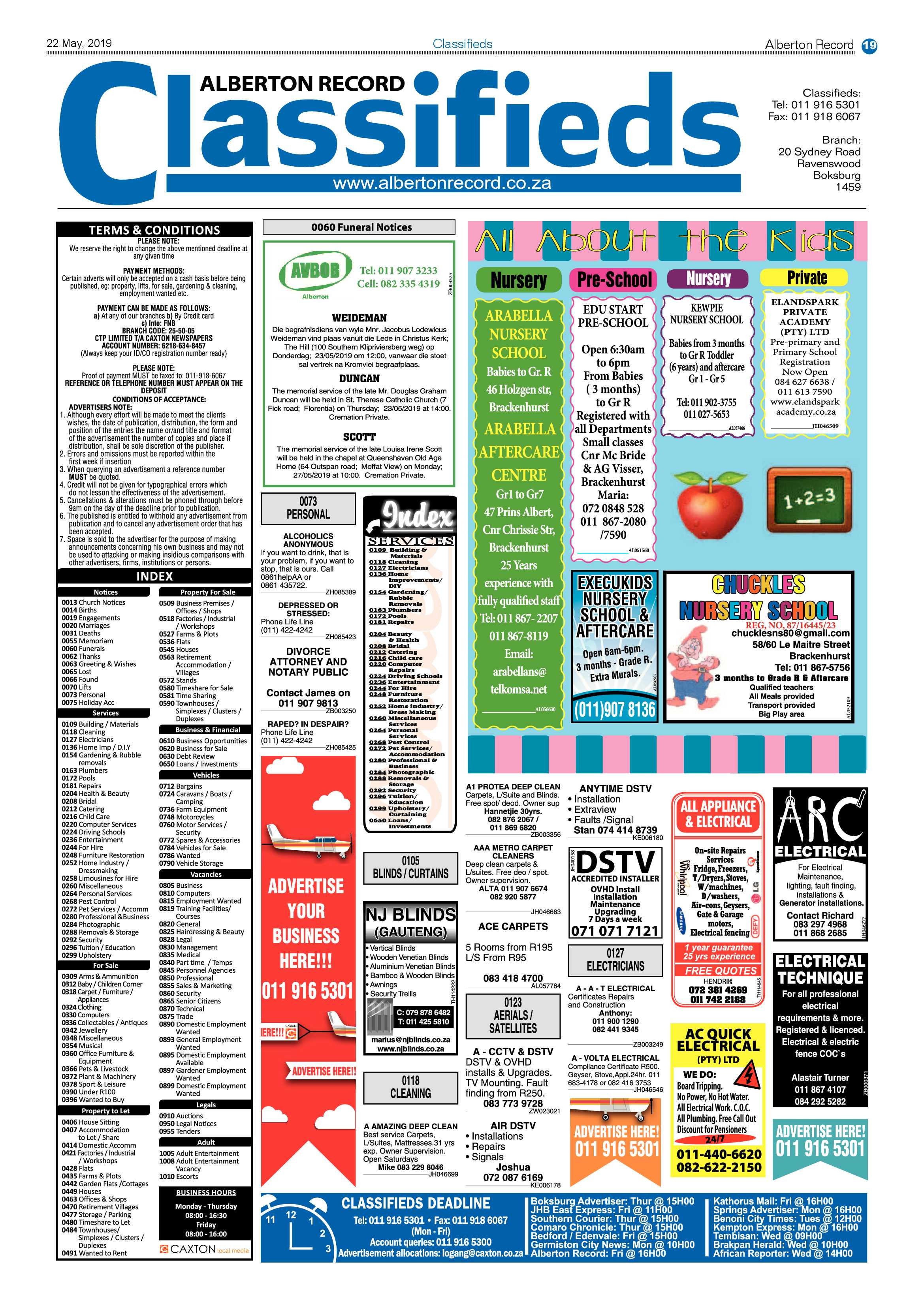 Alberton Record 22 May 2019 page 19
