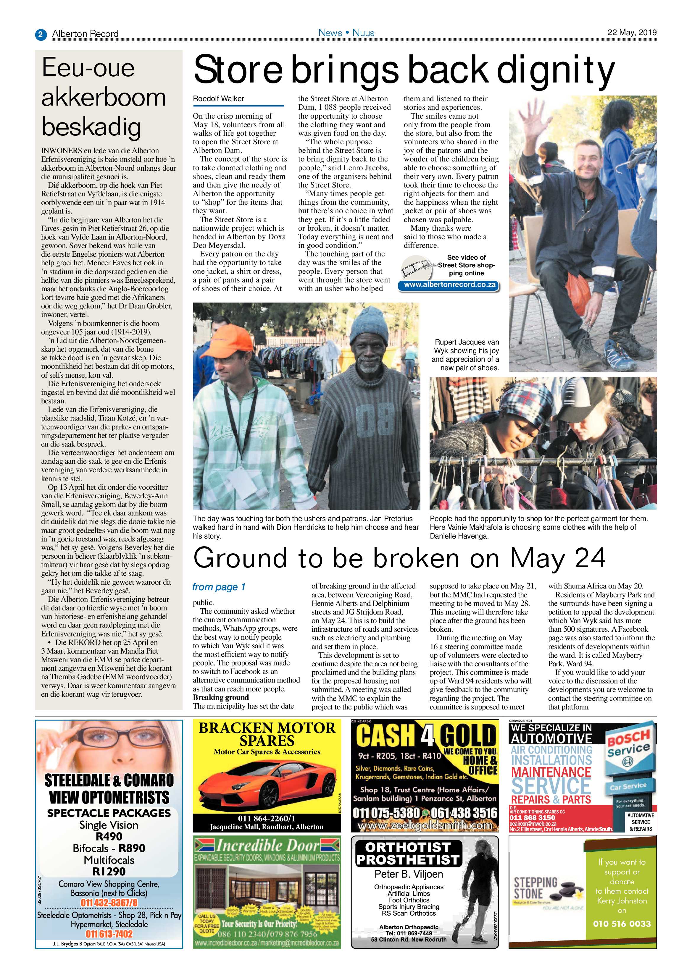 Alberton Record 22 May 2019 page 2