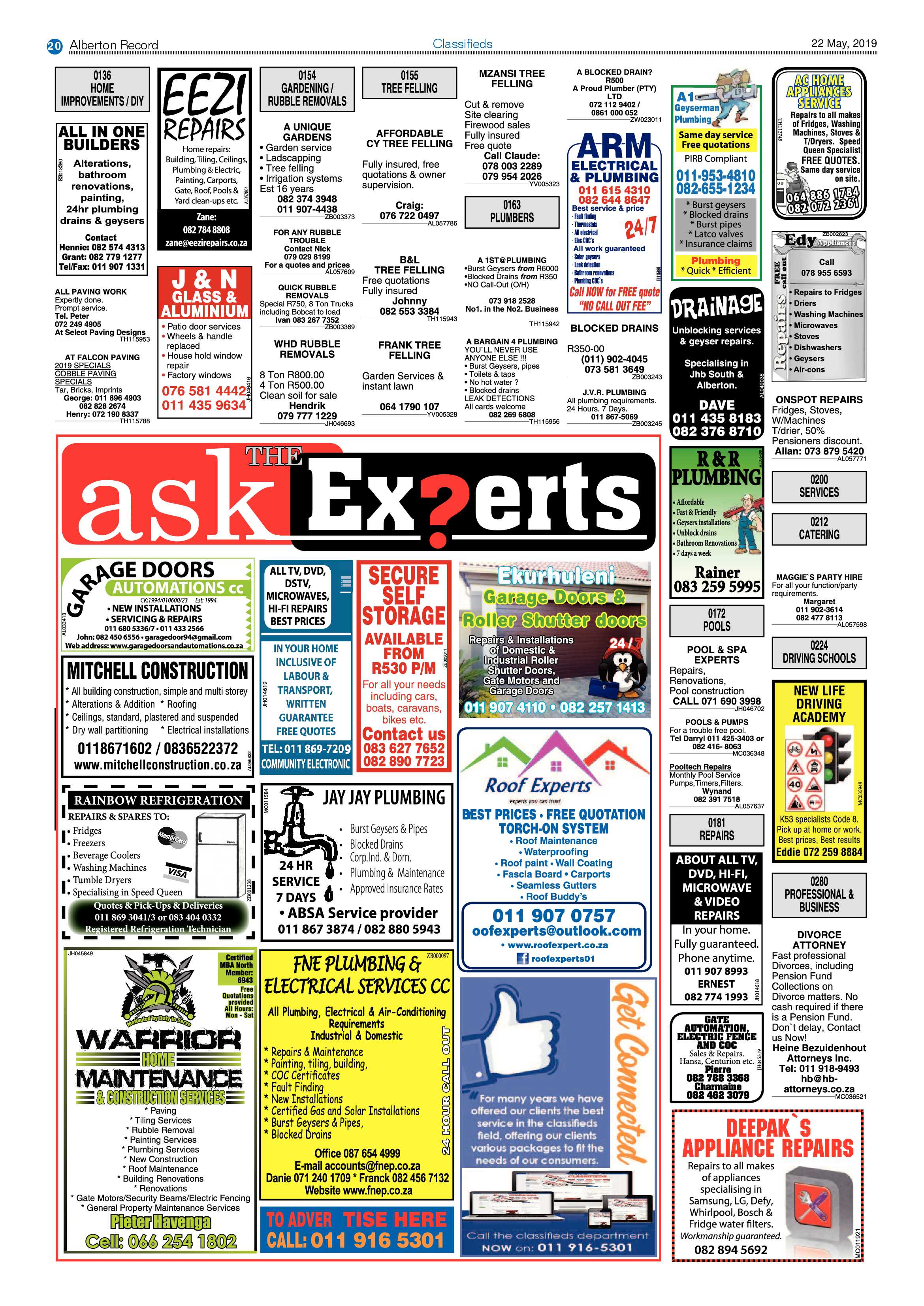 Alberton Record 22 May 2019 page 20