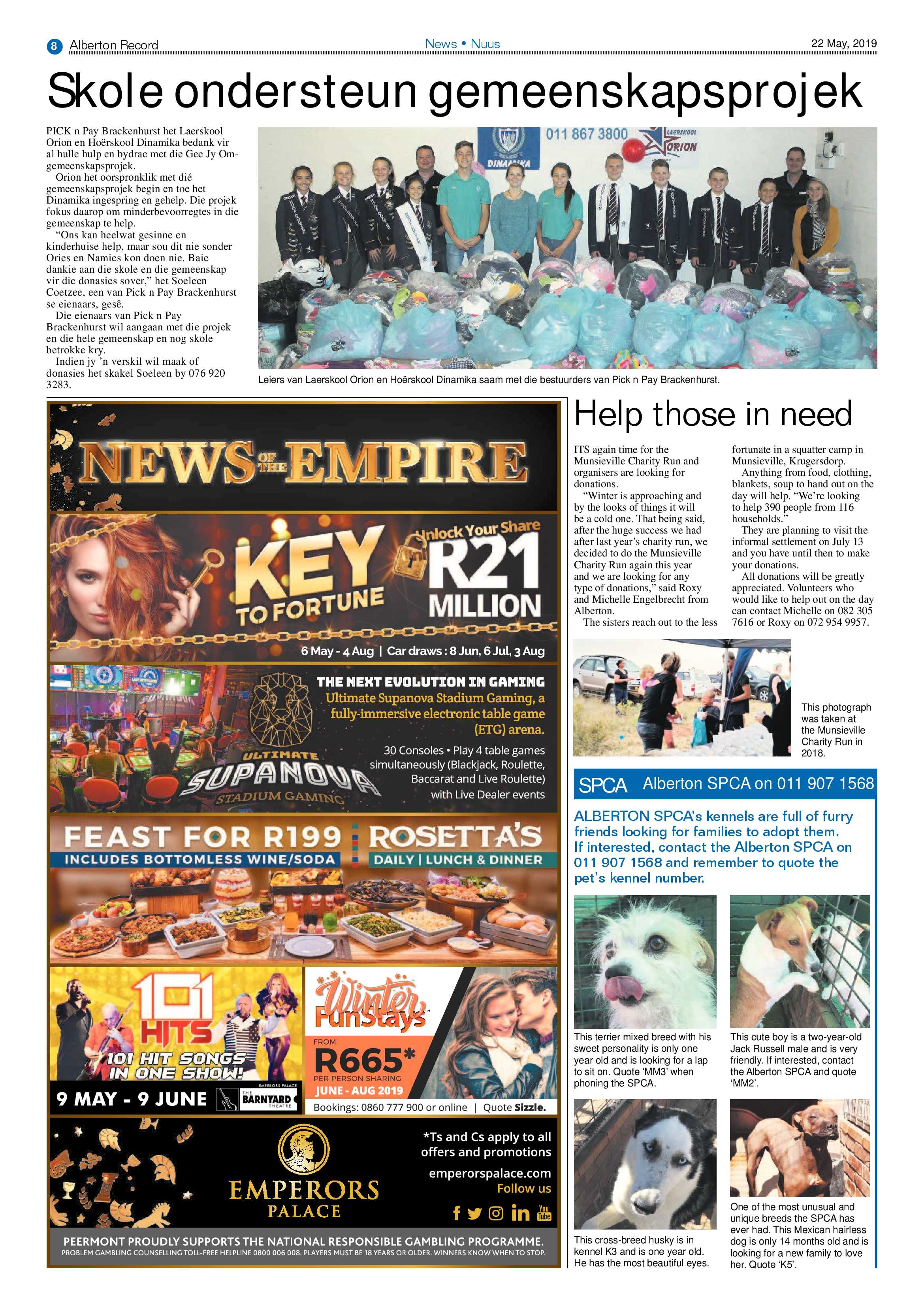 Alberton Record 22 May 2019 page 8