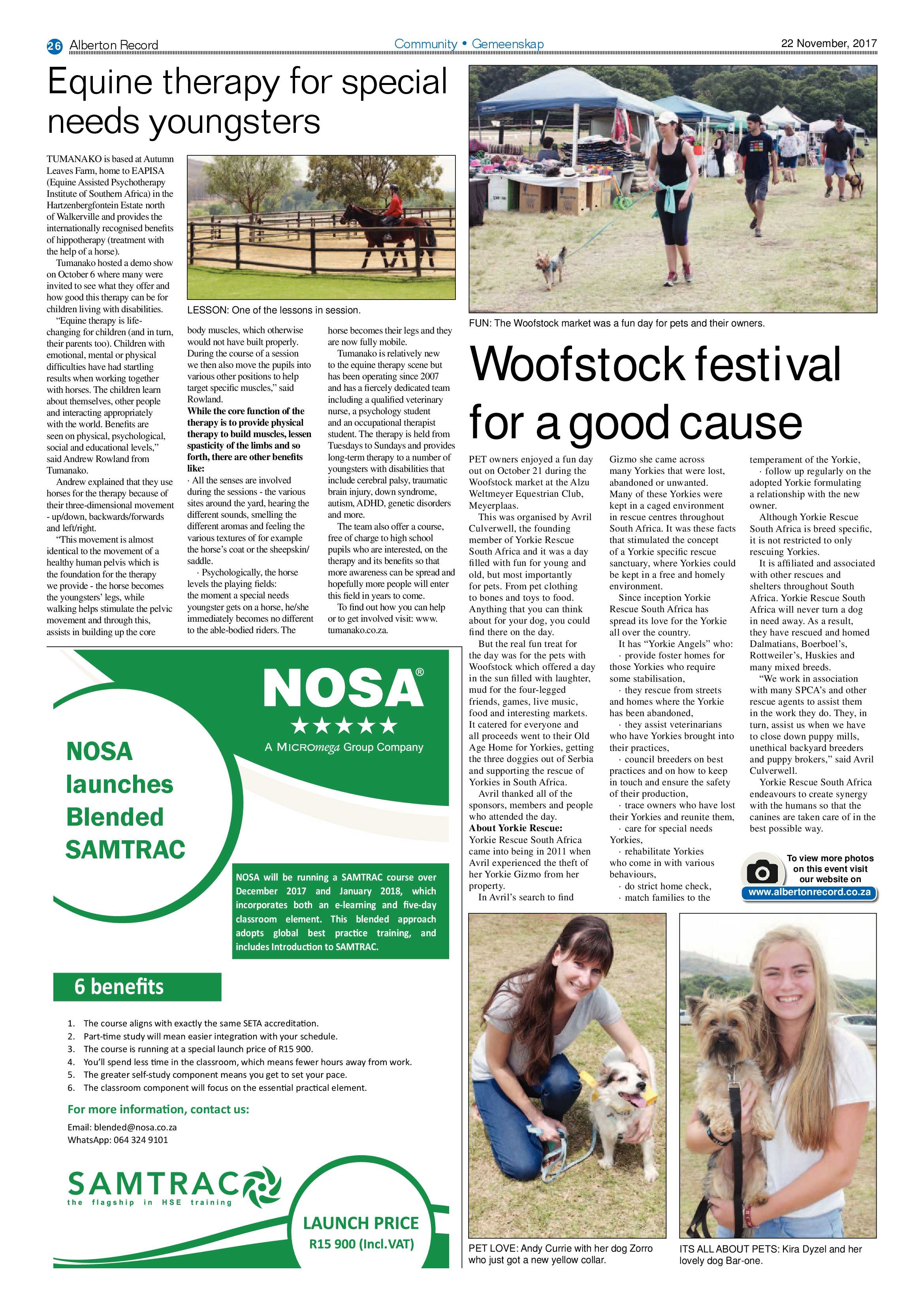 Alberton Record 22 November 2017 page 26