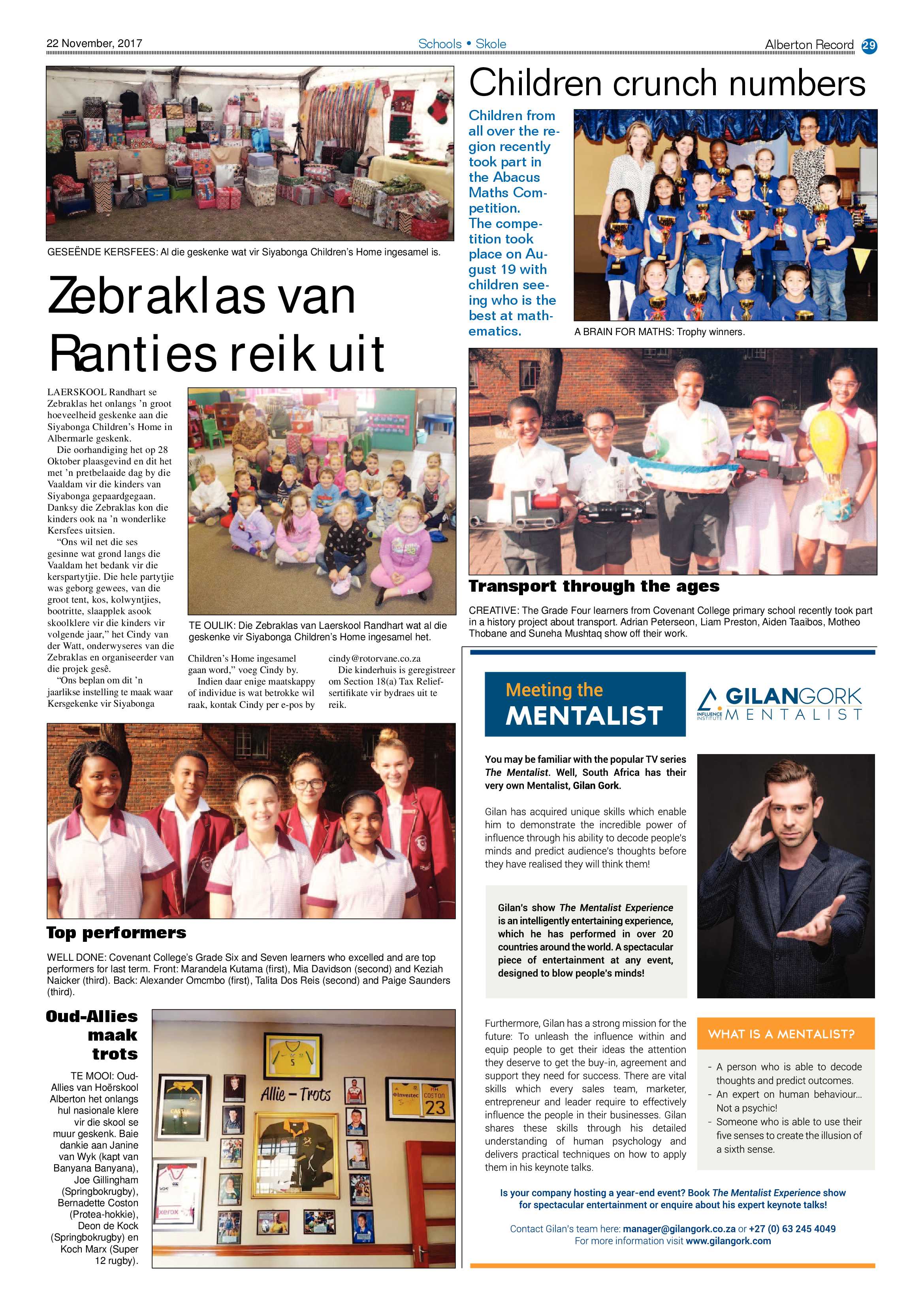 Alberton Record 22 November 2017 page 29