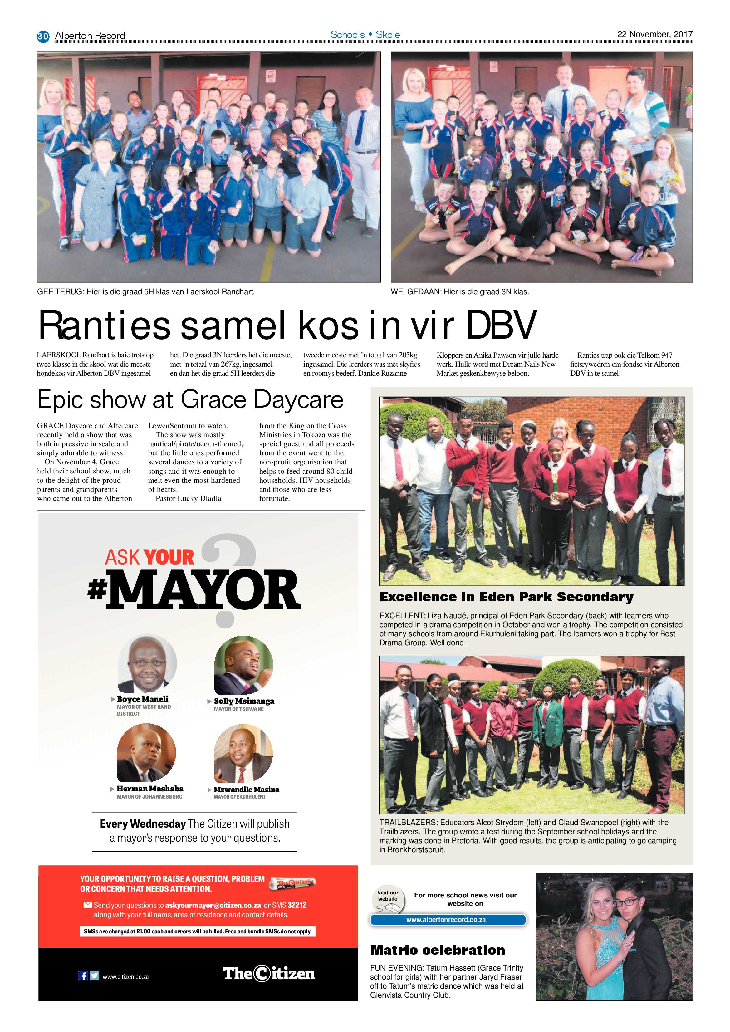 Alberton Record 22 November 2017 page 30