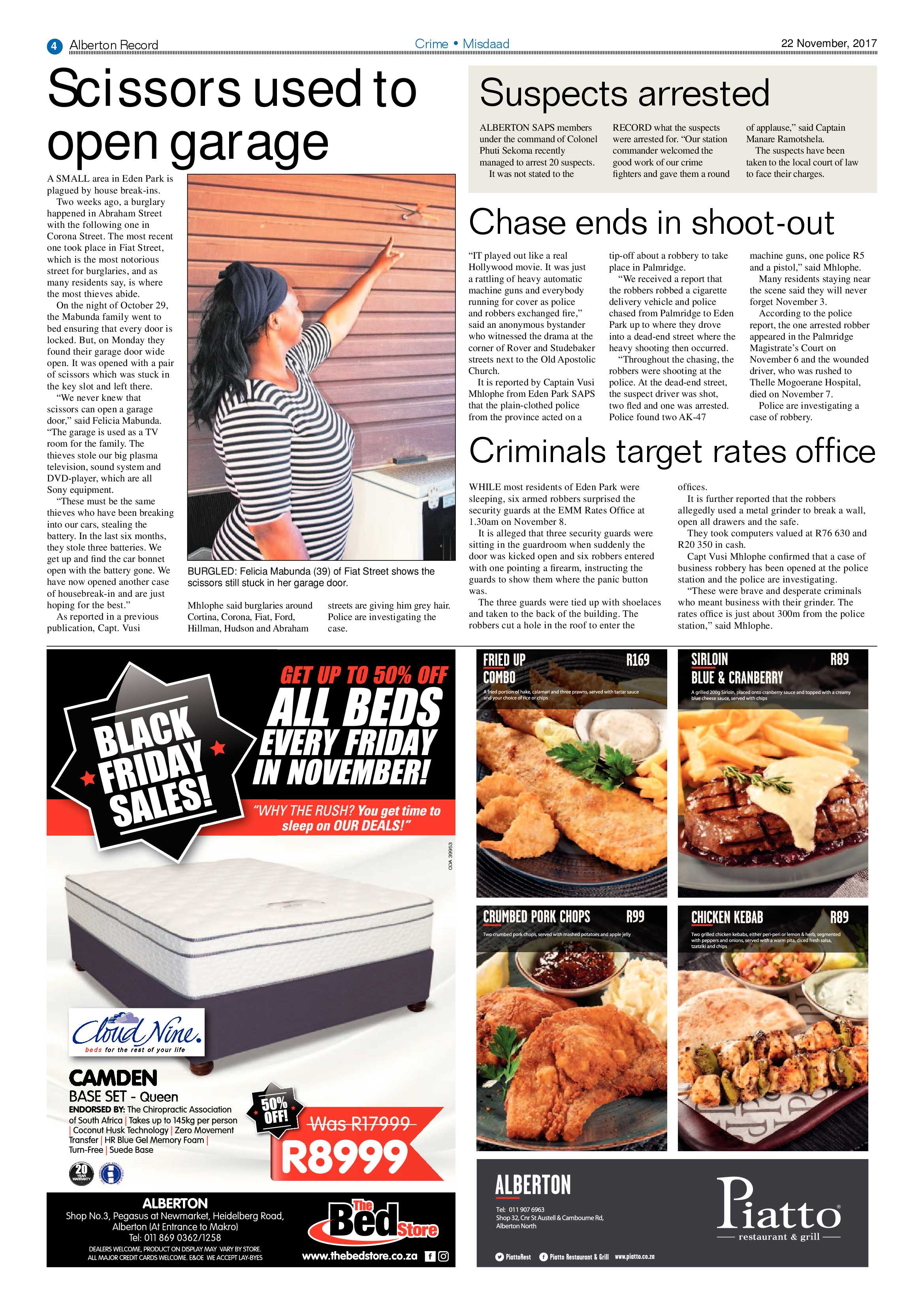 Alberton Record 22 November 2017 page 4