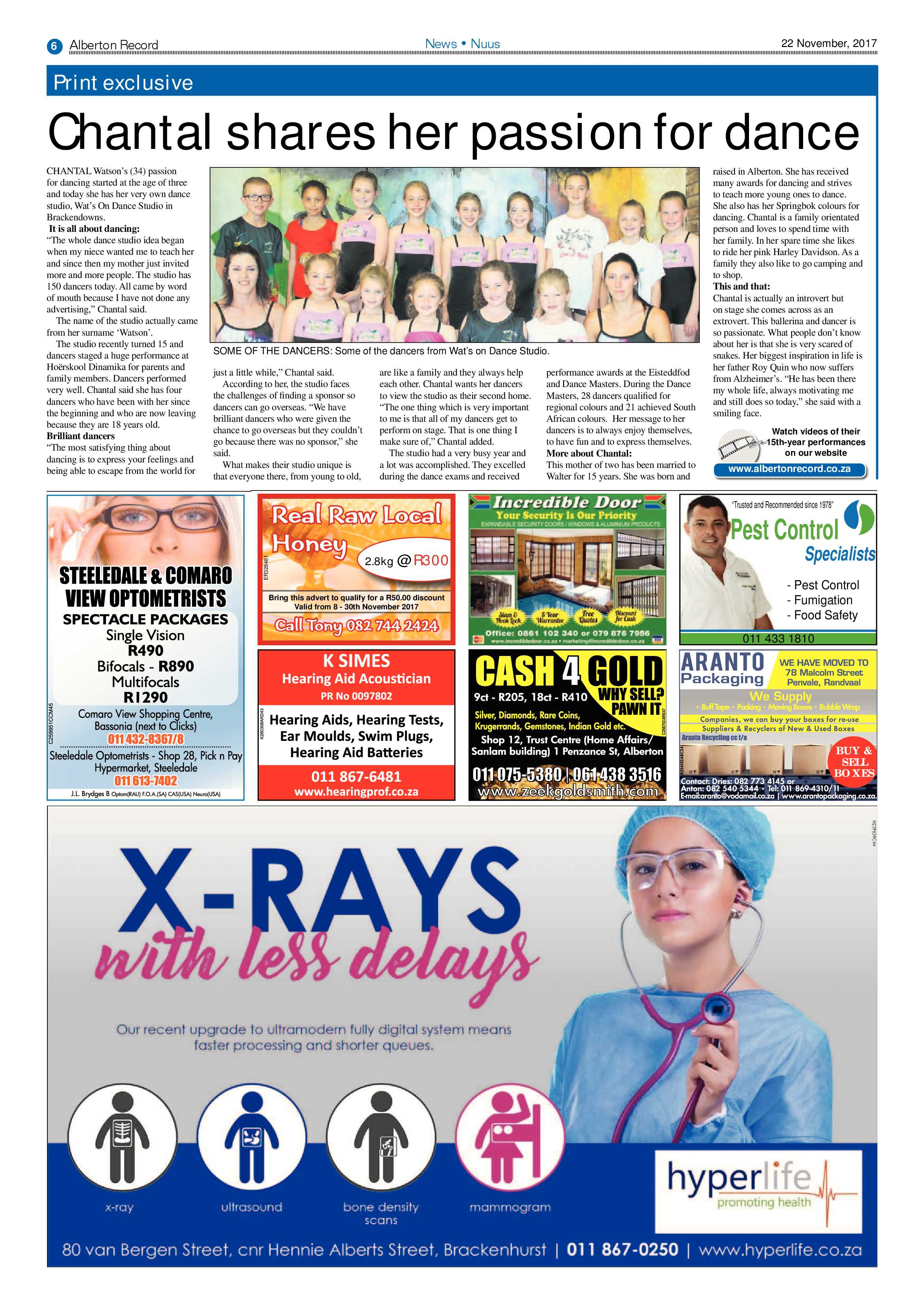Alberton Record 22 November 2017 page 6
