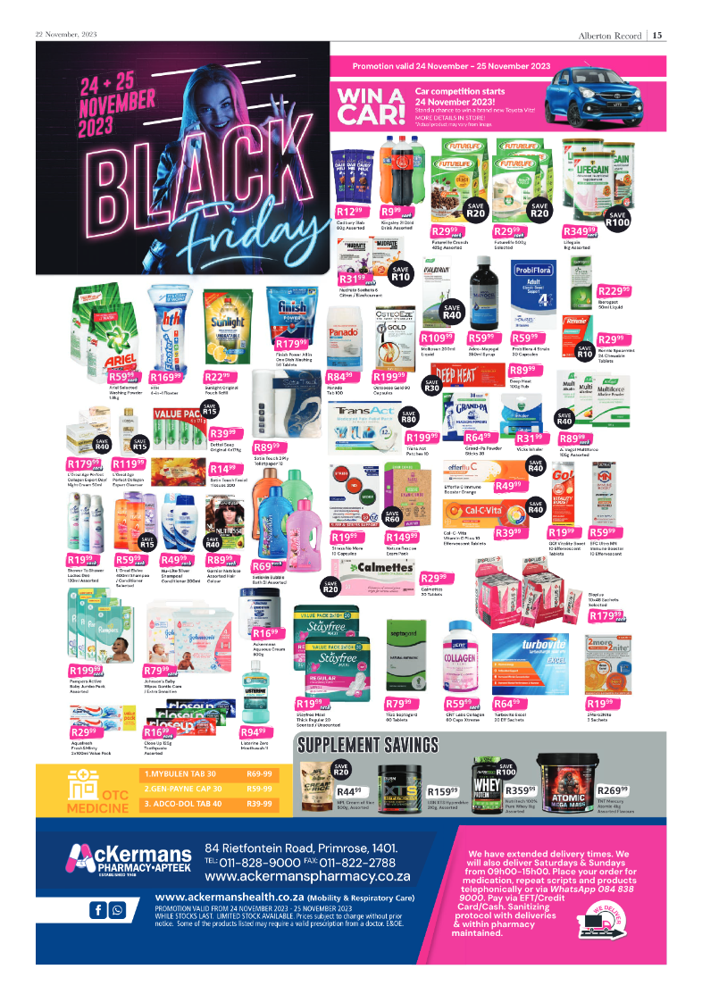 Alberton Record 22 November 2023 page 15