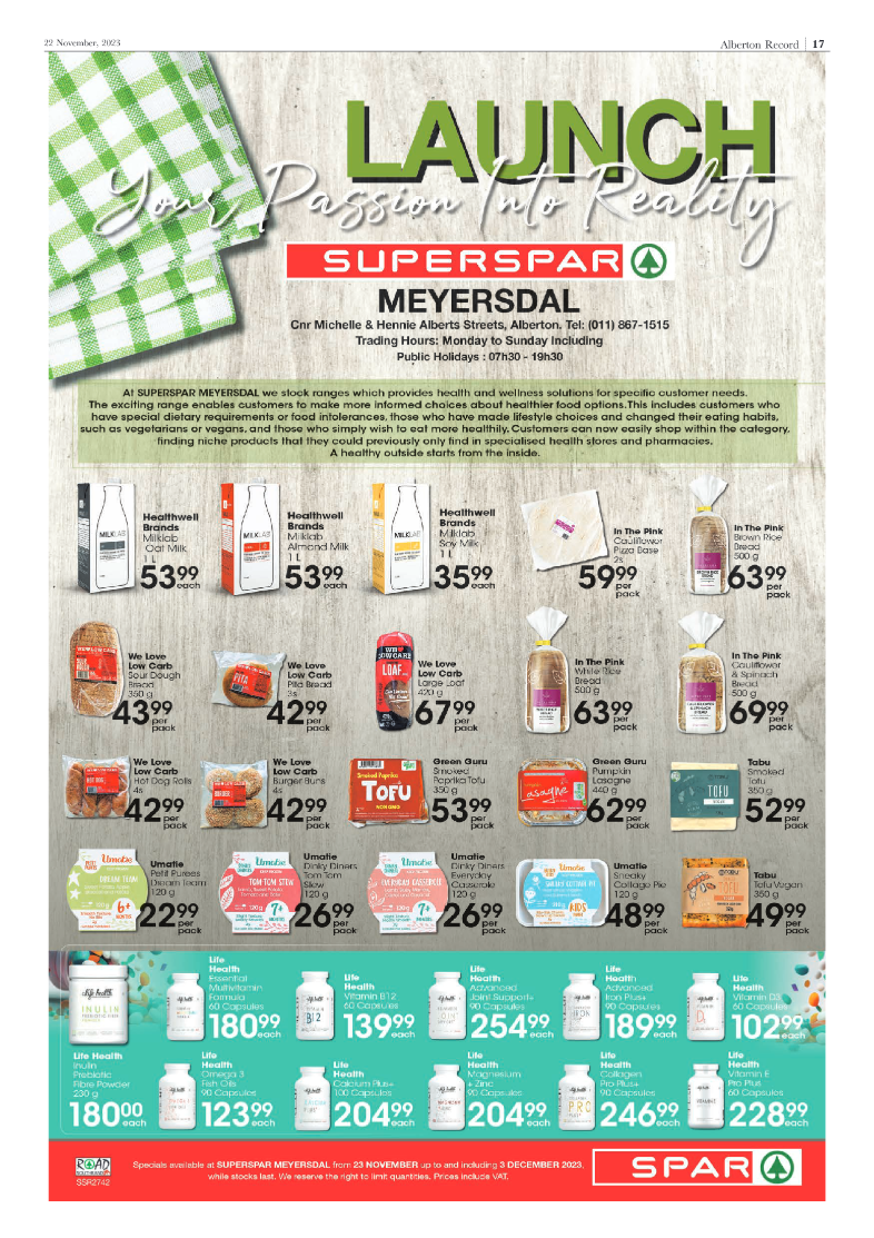 Alberton Record 22 November 2023 page 17