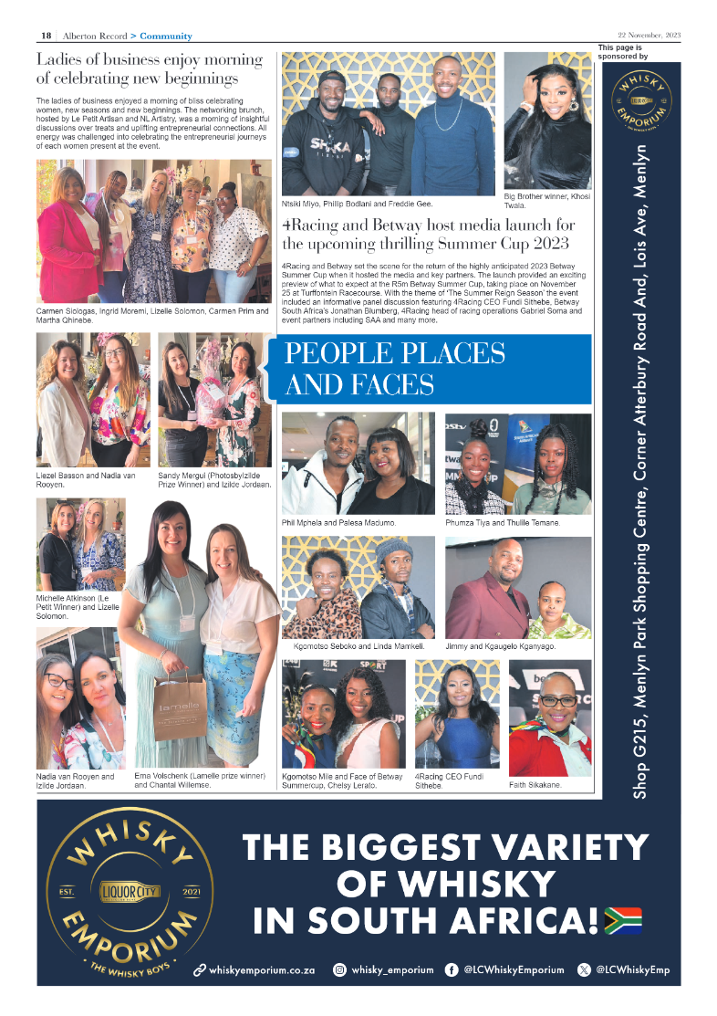 Alberton Record 22 November 2023 page 18