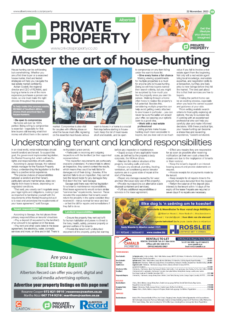 Alberton Record 22 November 2023 page 19