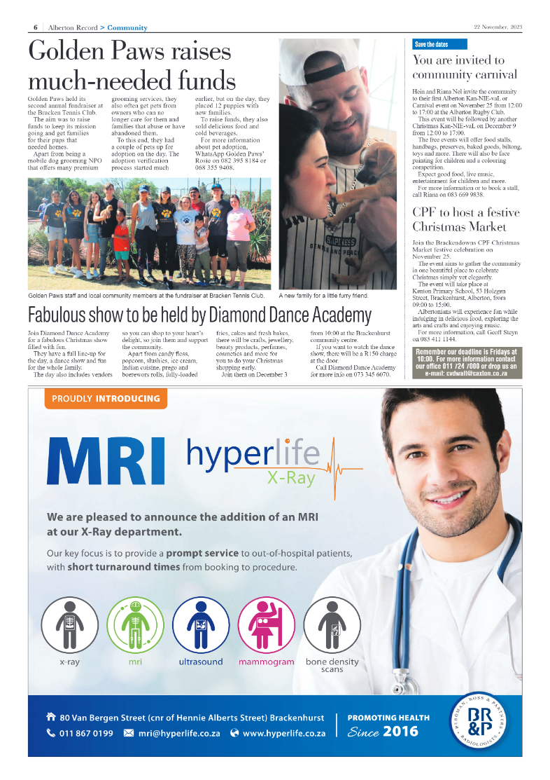 Alberton Record 22 November 2023 page 6