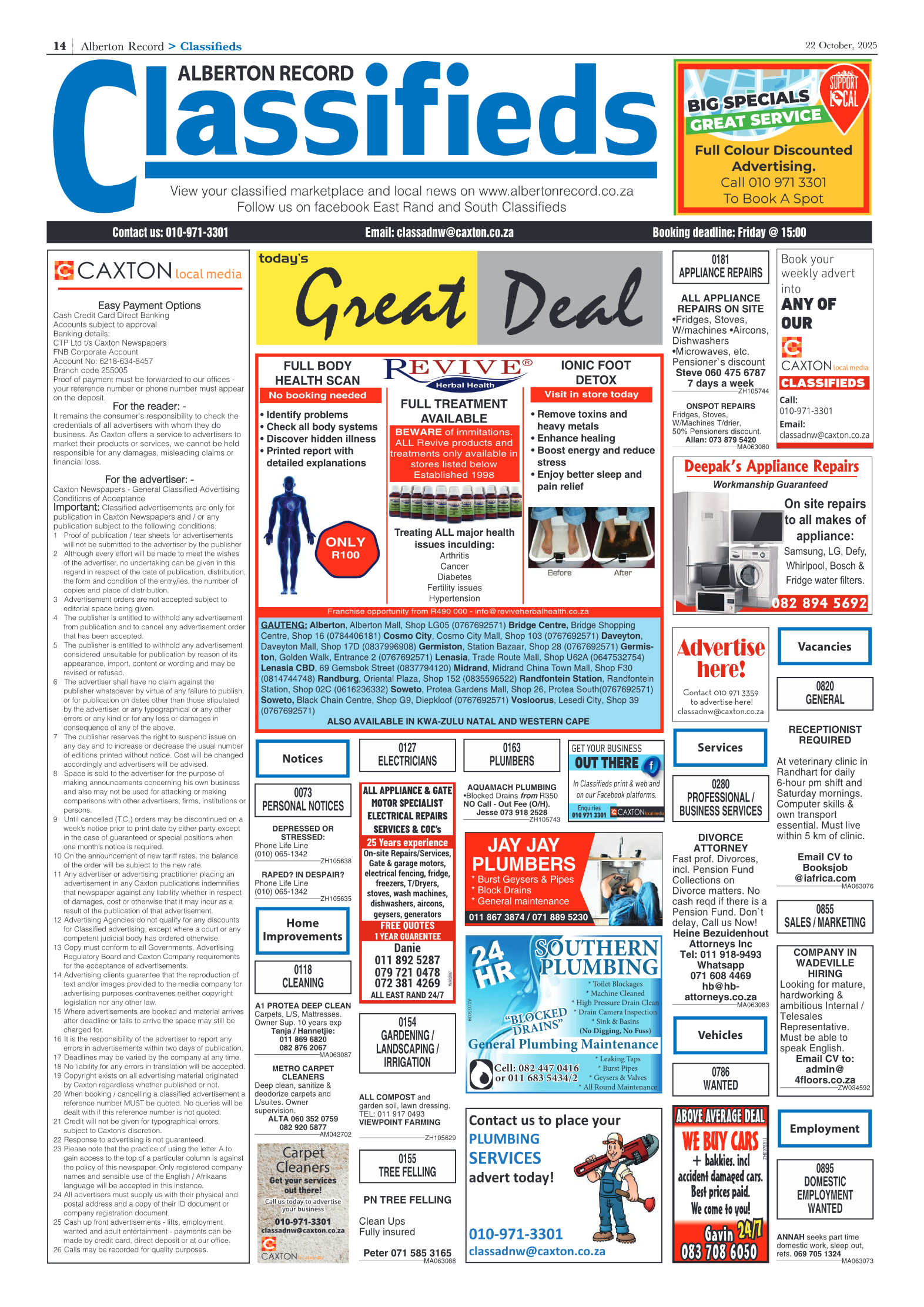 Alberton Record 22 October 2025 page 10