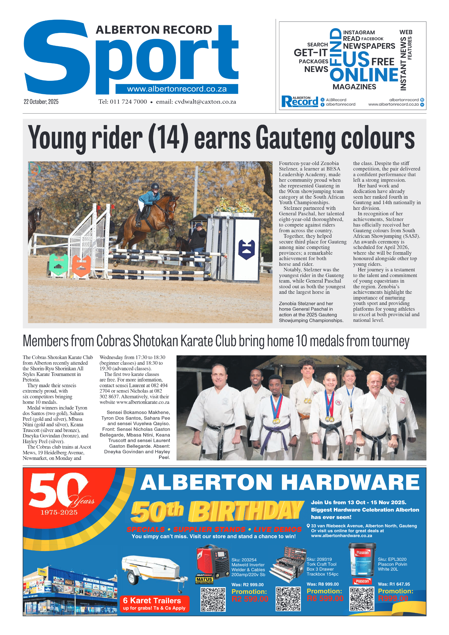 Alberton Record 22 October 2025 page 12