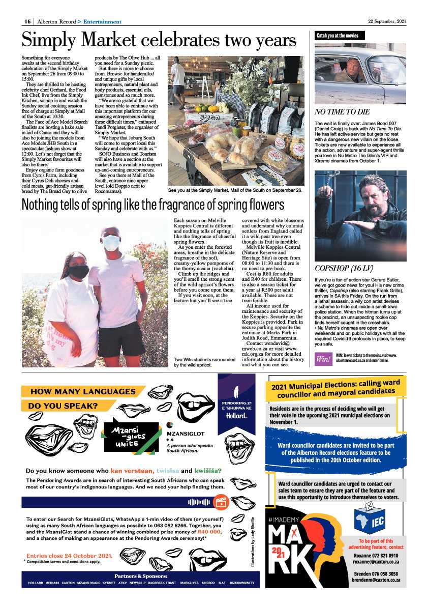 Alberton Record 22 September 2021 page 16