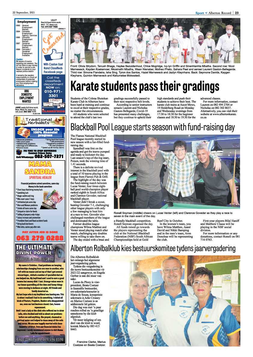 Alberton Record 22 September 2021 page 23