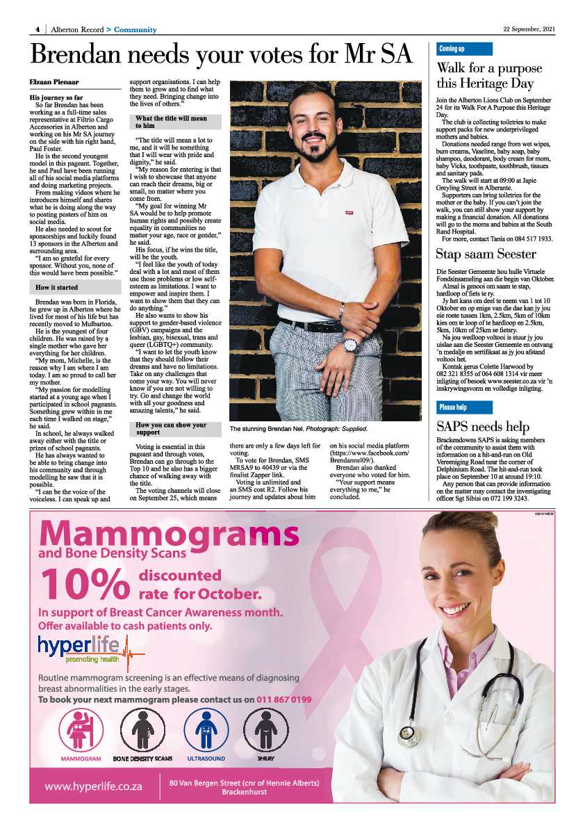 Alberton Record 22 September 2021 page 4