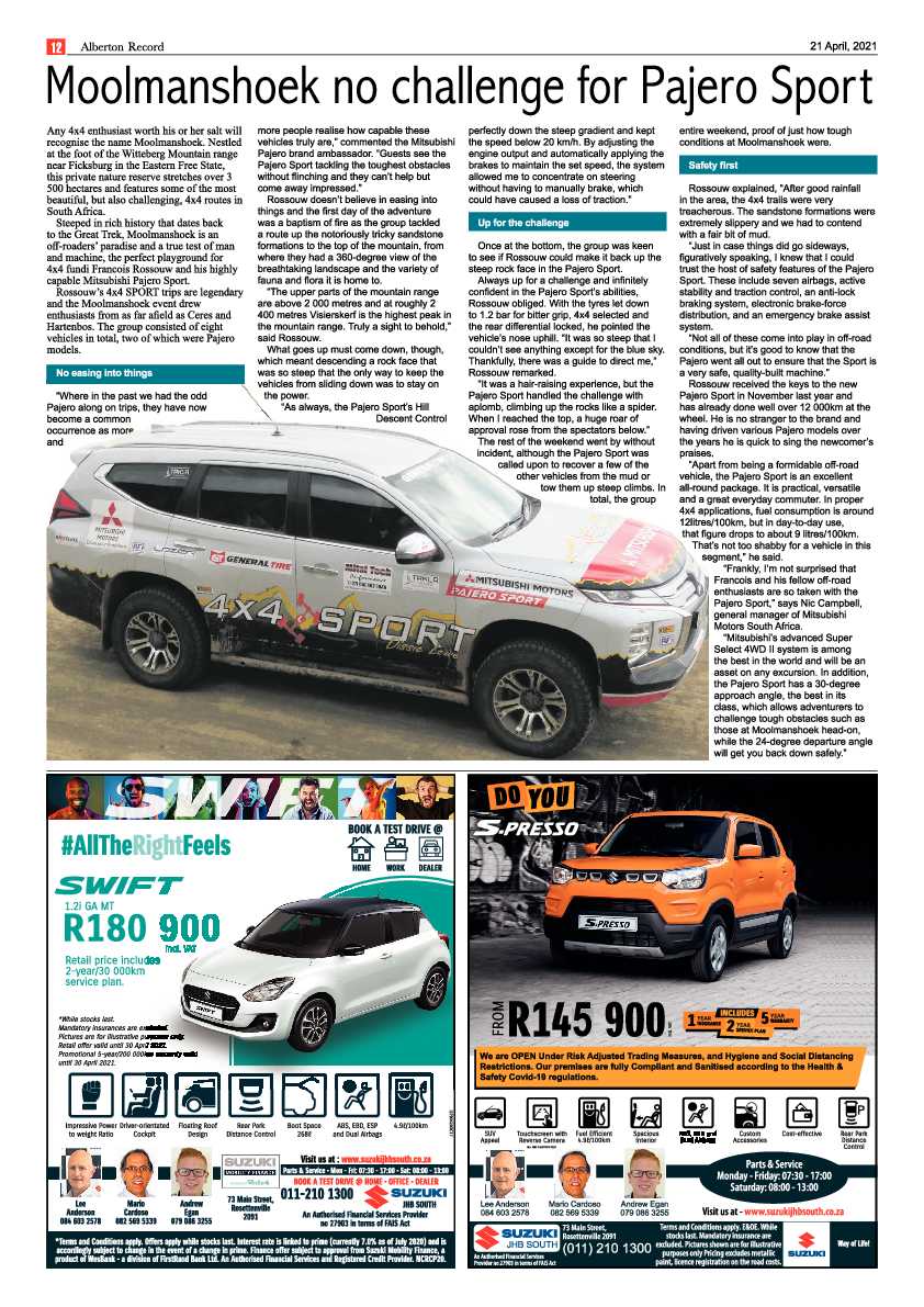 Alberton Record 23 April 2021 page 12