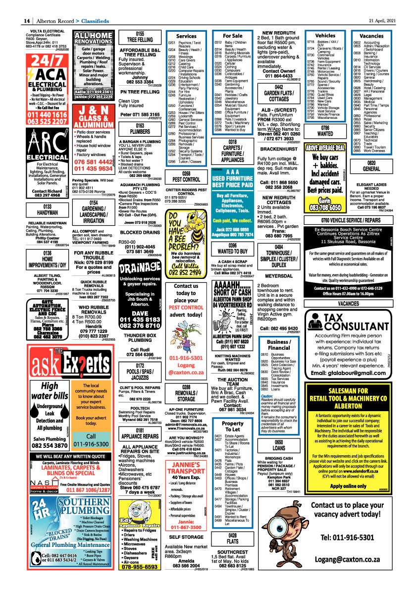 Alberton Record 23 April 2021 page 14