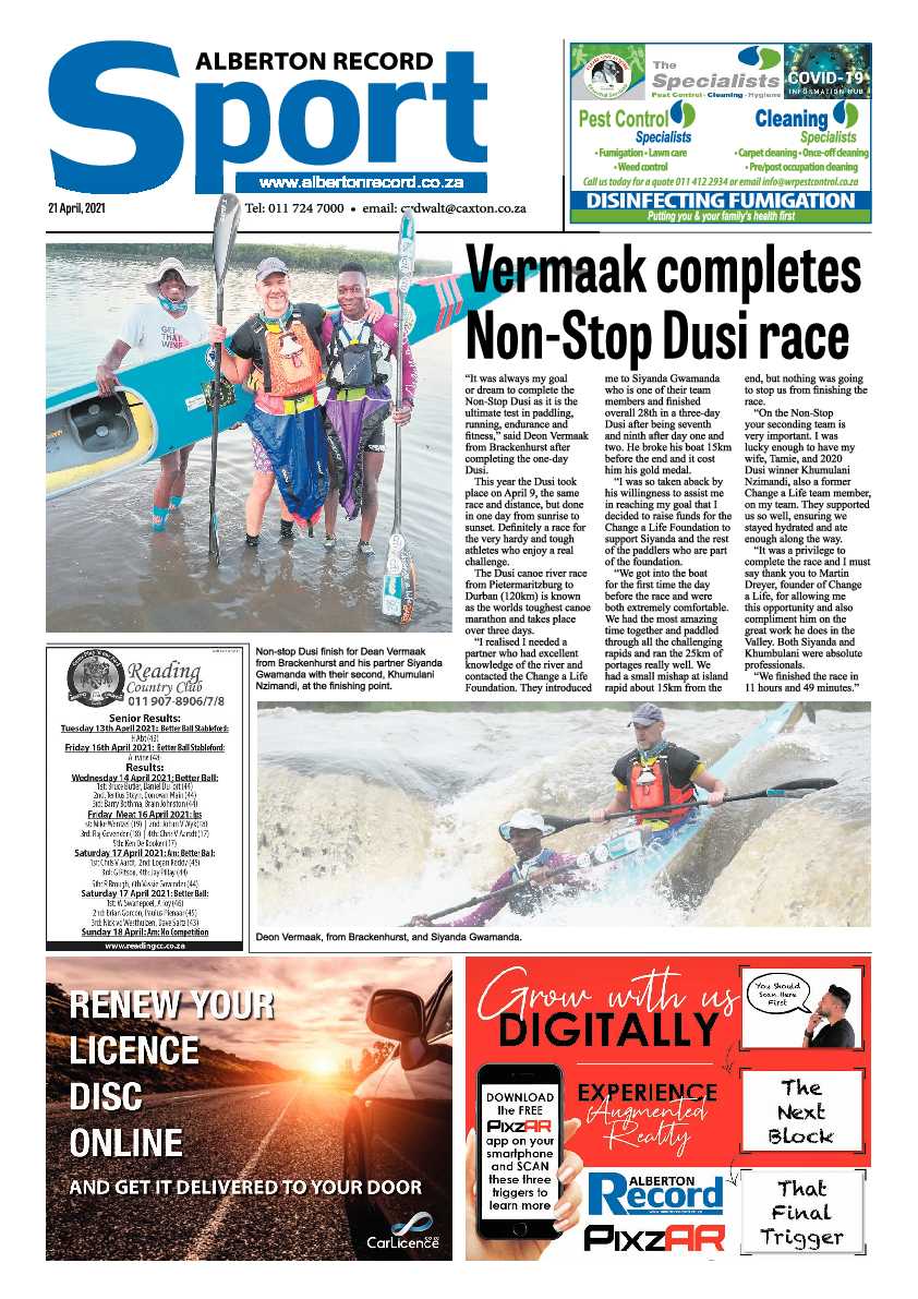 Alberton Record 23 April 2021 page 16