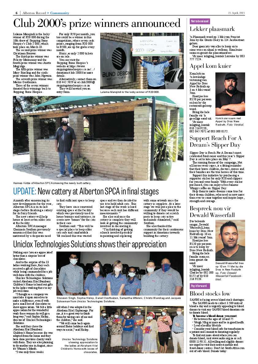 Alberton Record 23 April 2021 page 6