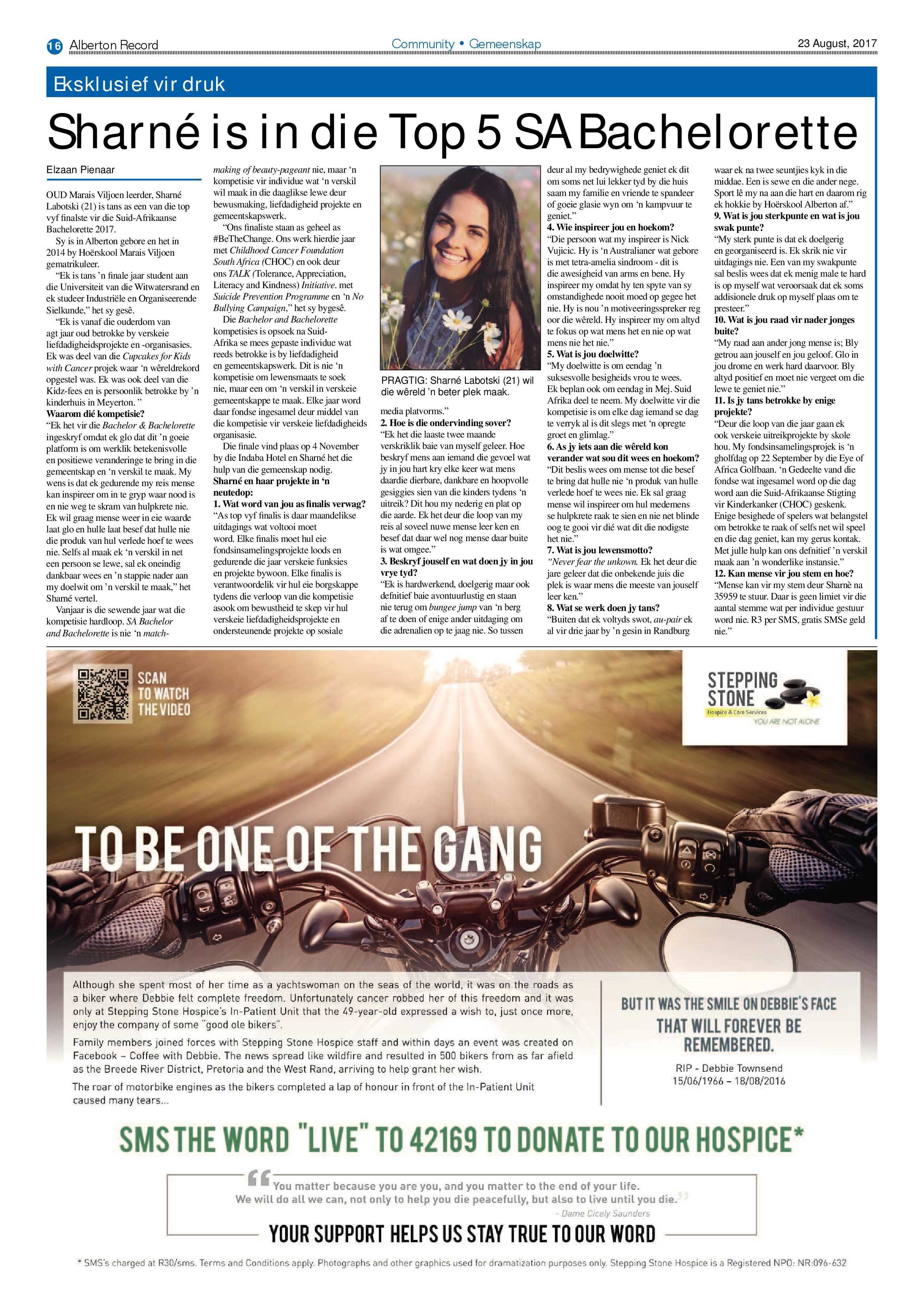 Alberton Record 23 August 2017 page 16