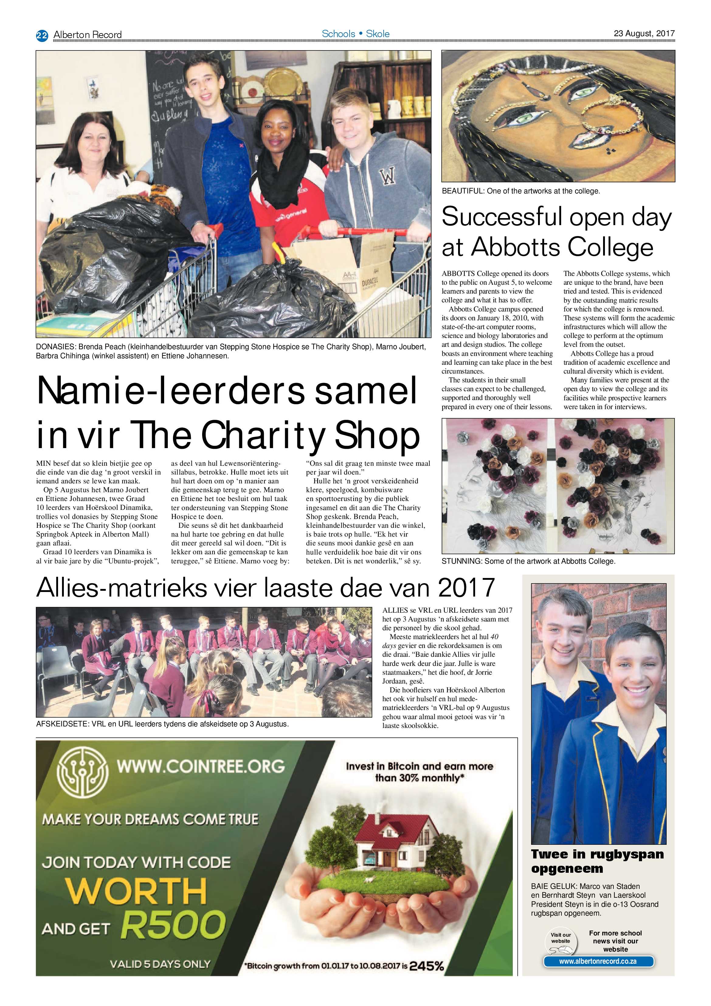 Alberton Record 23 August 2017 page 22