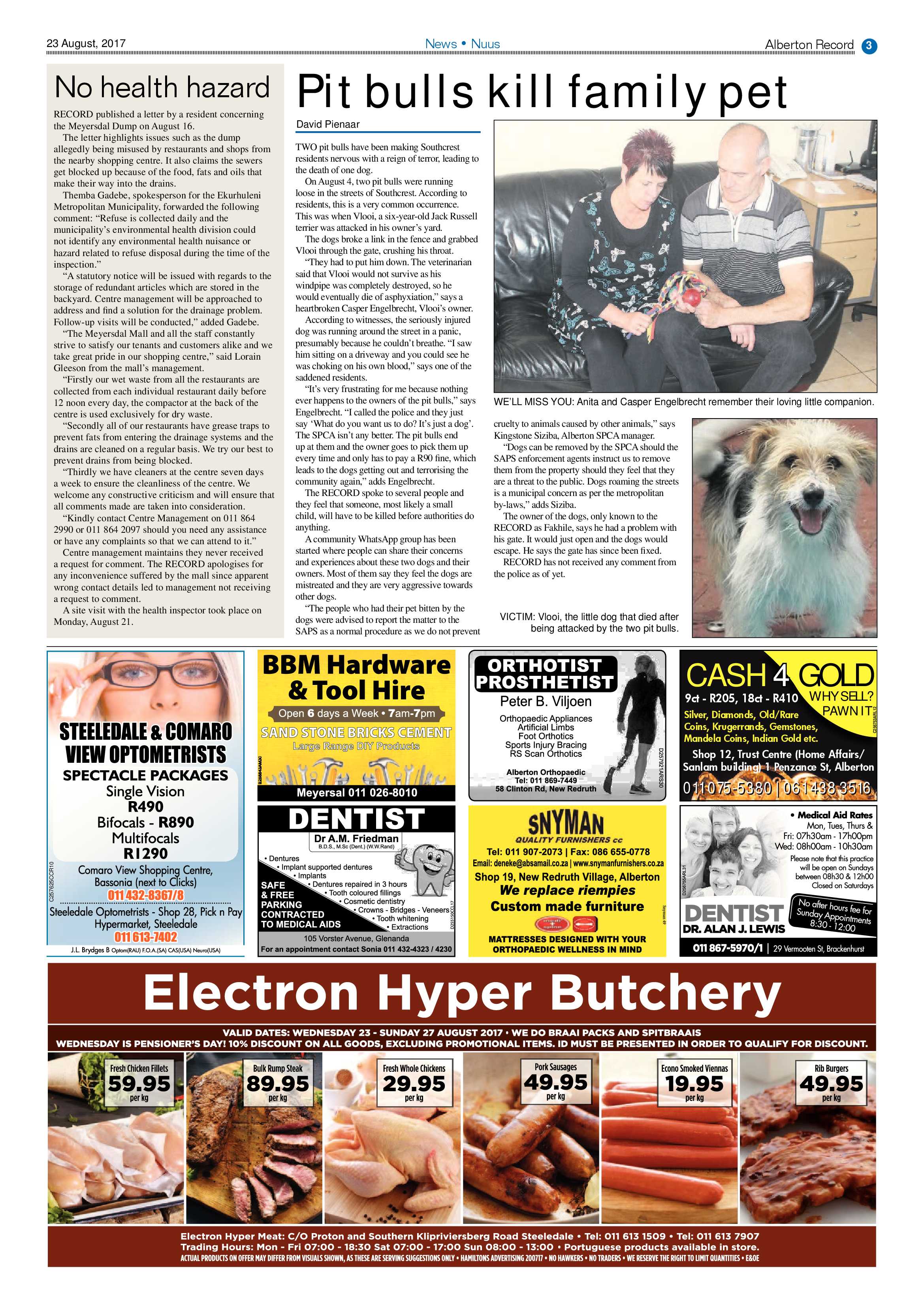 Alberton Record 23 August 2017 page 3