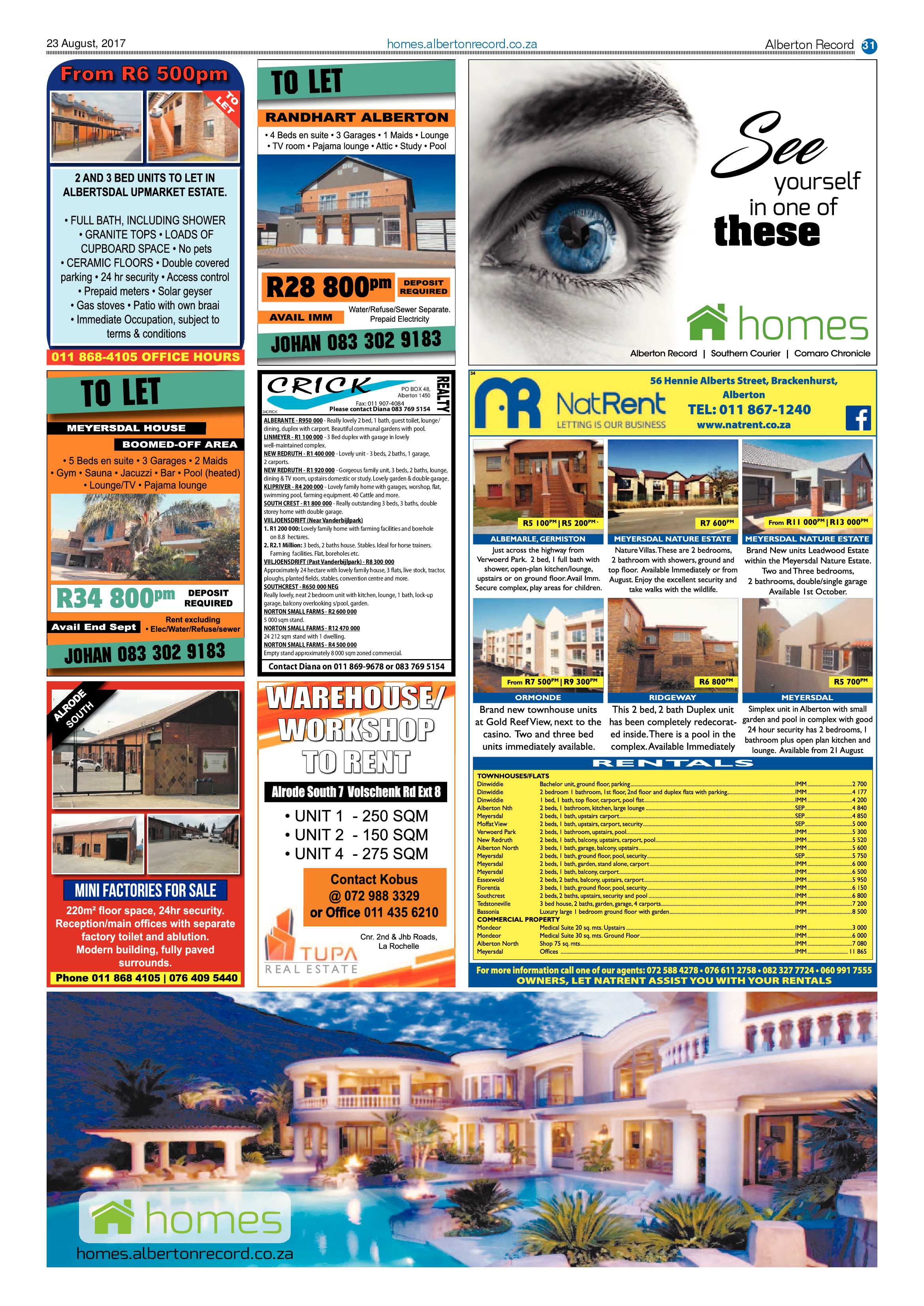 Alberton Record 23 August 2017 page 31