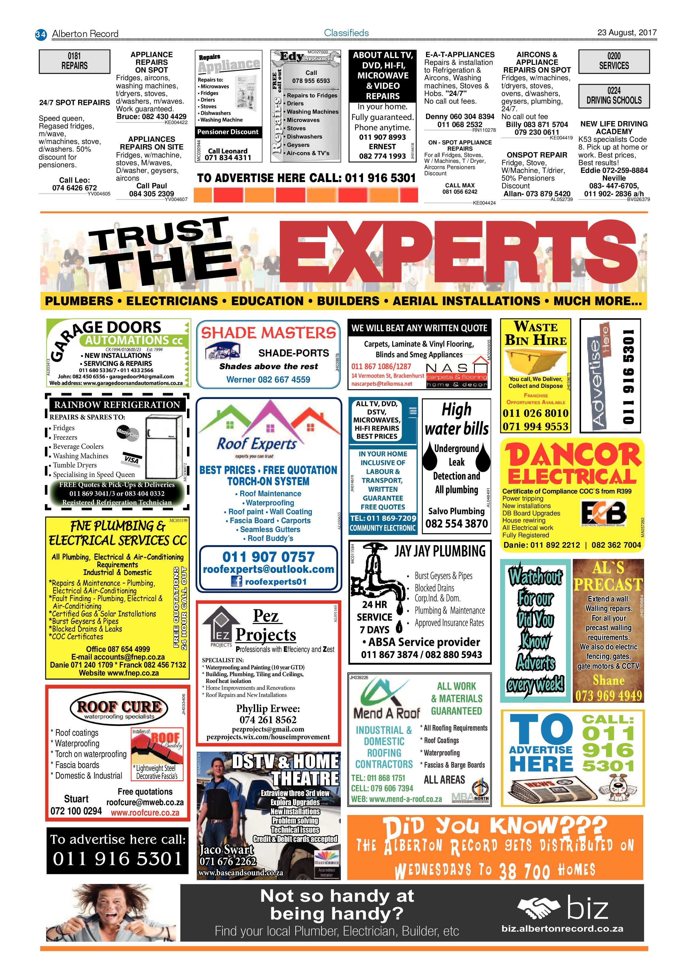 Alberton Record 23 August 2017 page 34