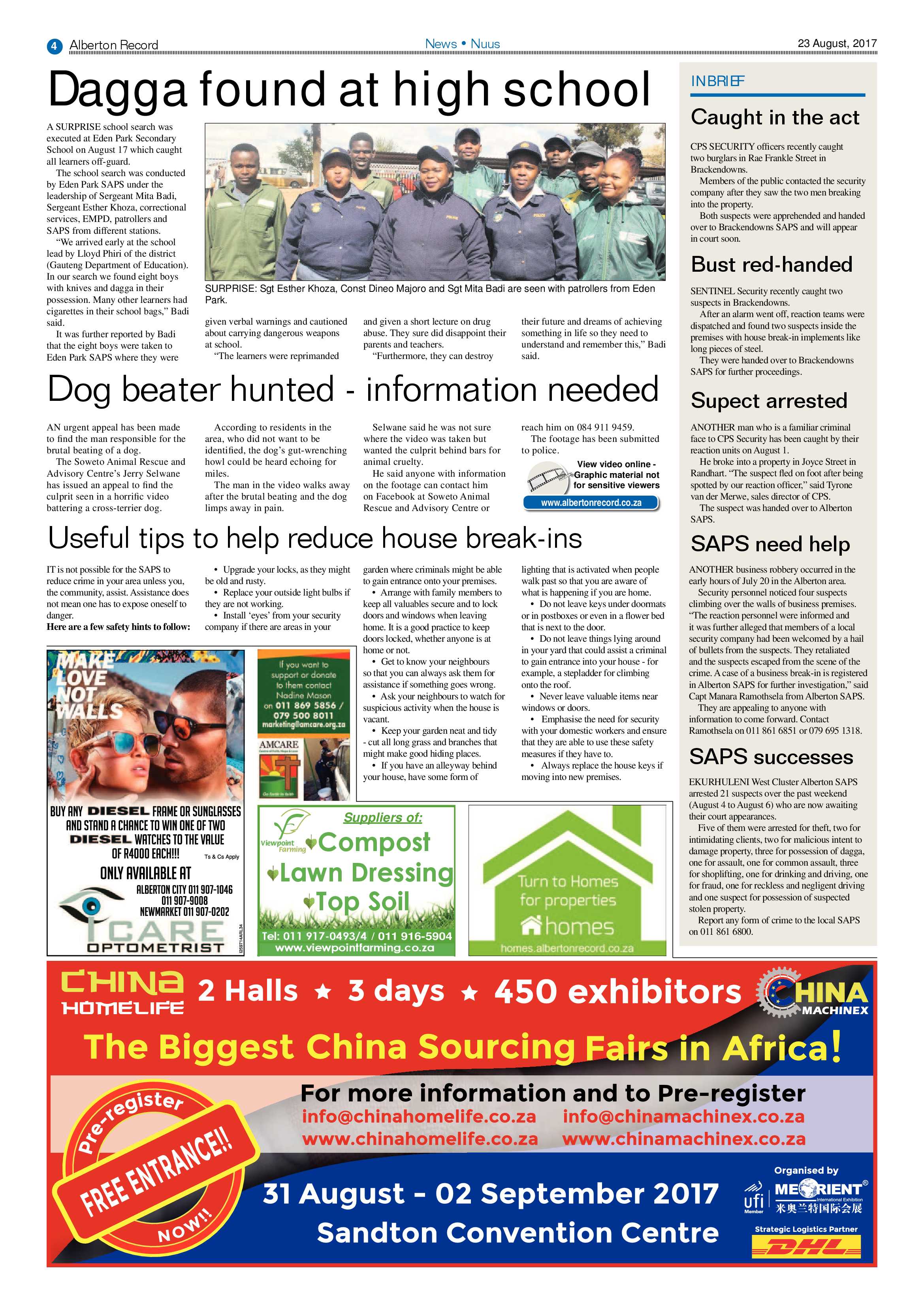 Alberton Record 23 August 2017 page 4