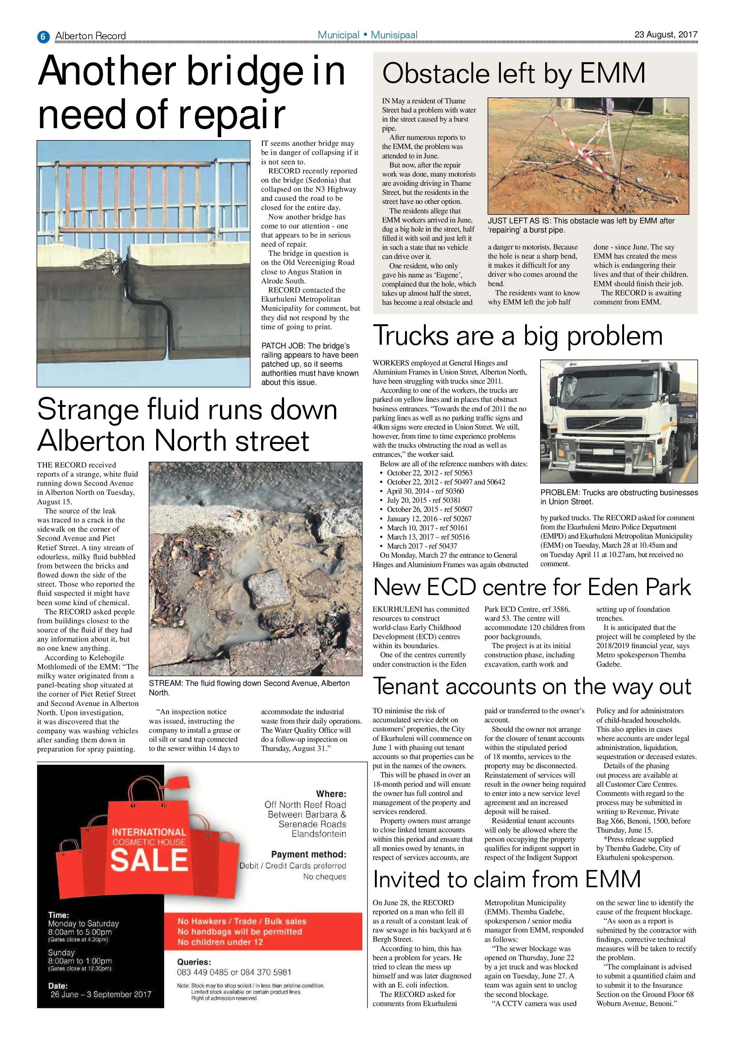 Alberton Record 23 August 2017 page 6