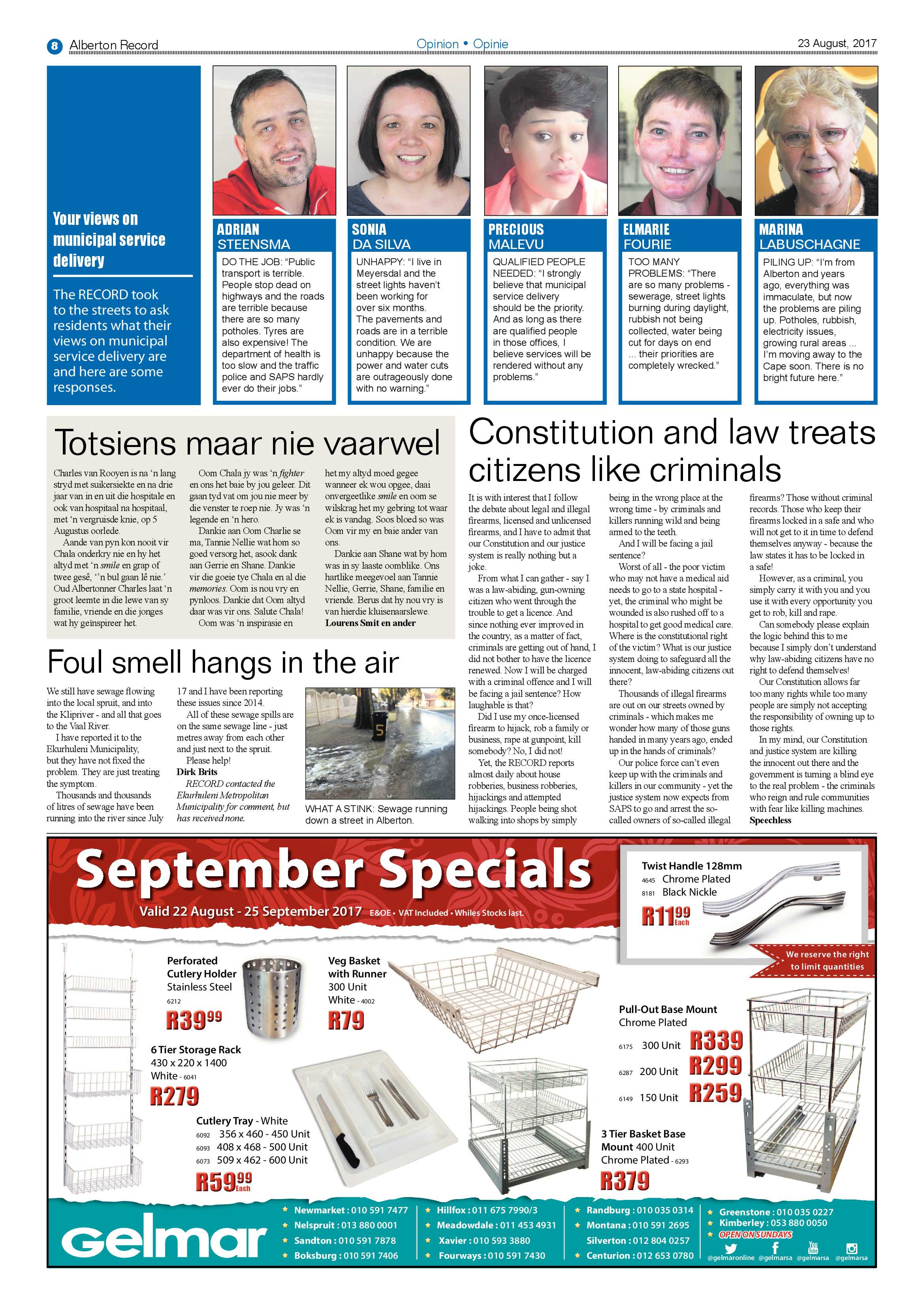 Alberton Record 23 August 2017 page 8