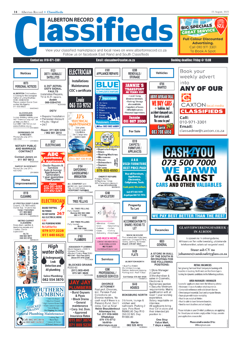 Alberton Record 23 August 2023 page 14