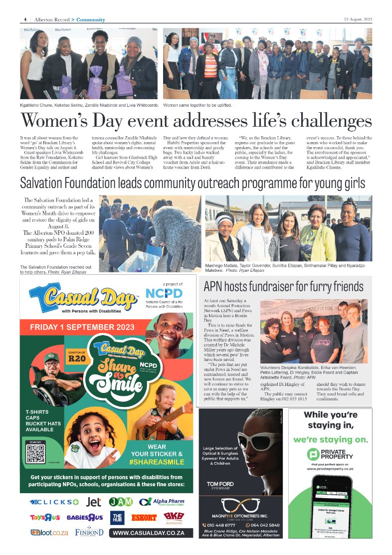 Alberton Record 23 August 2023 page 4