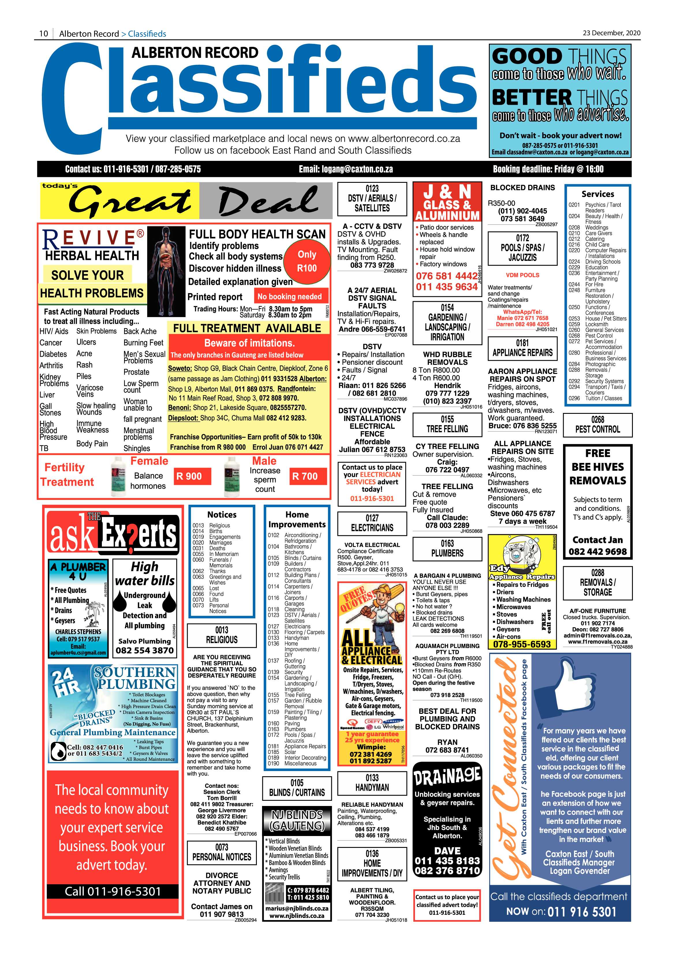 Alberton Record 23 December 2020 page 10
