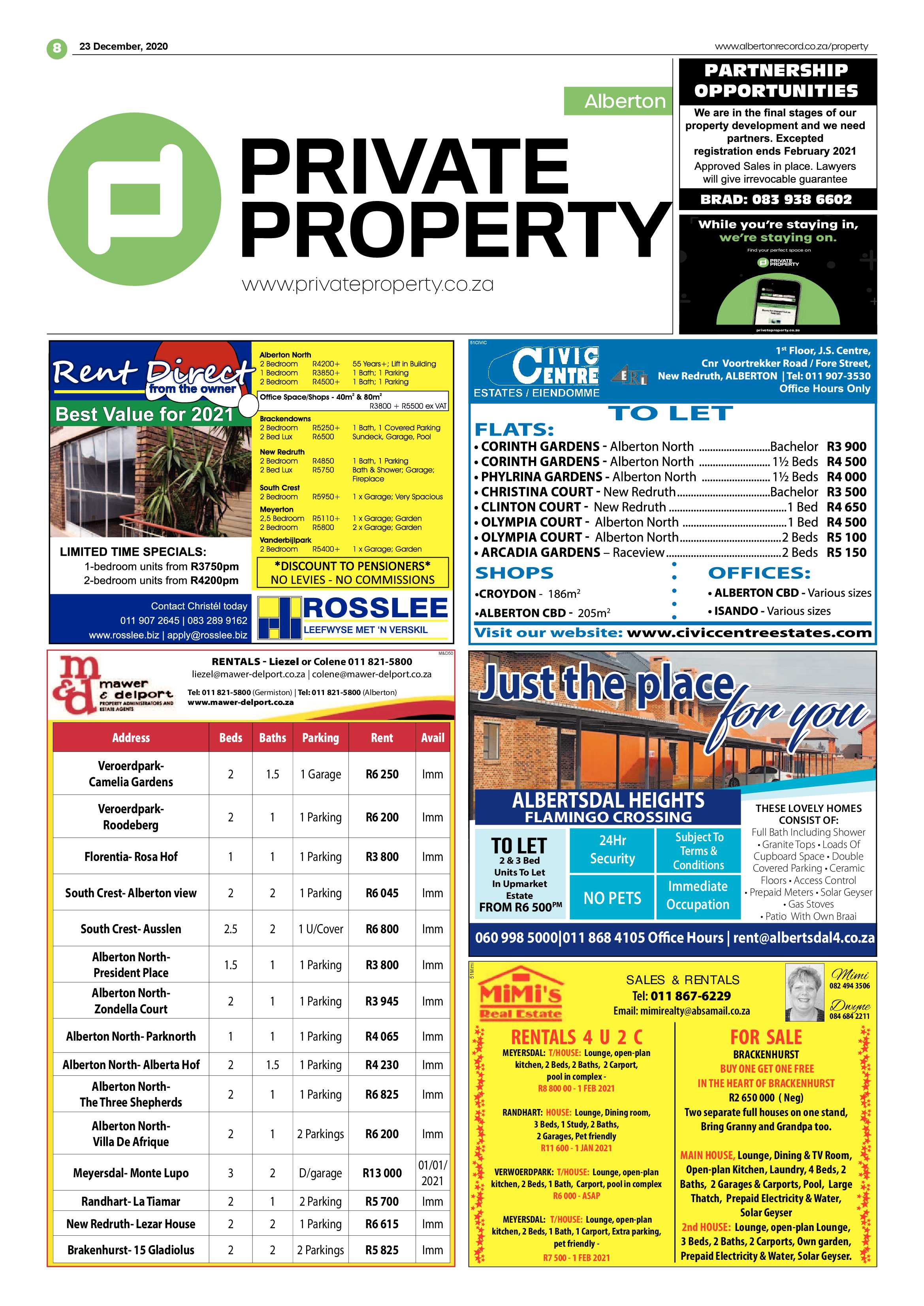 Alberton Record 23 December 2020 page 8
