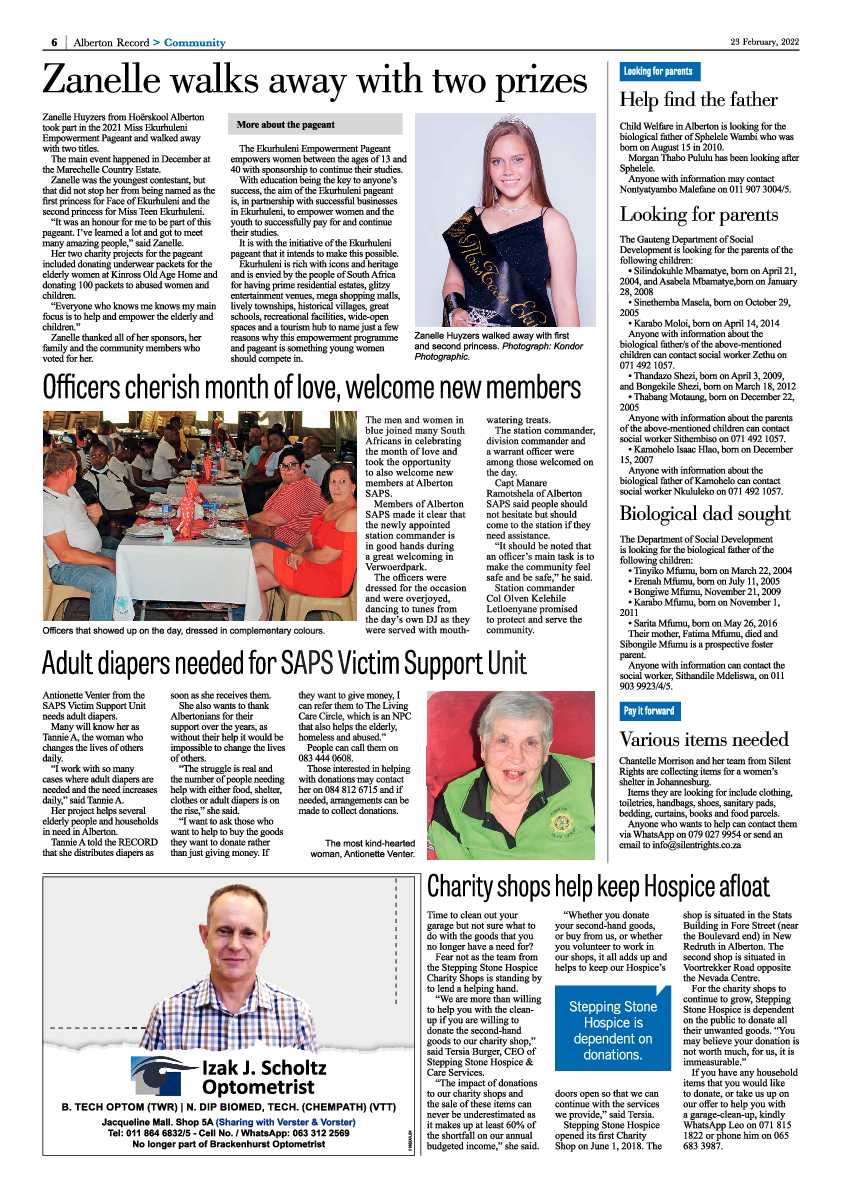 Alberton Record 23 February 2022 page 8