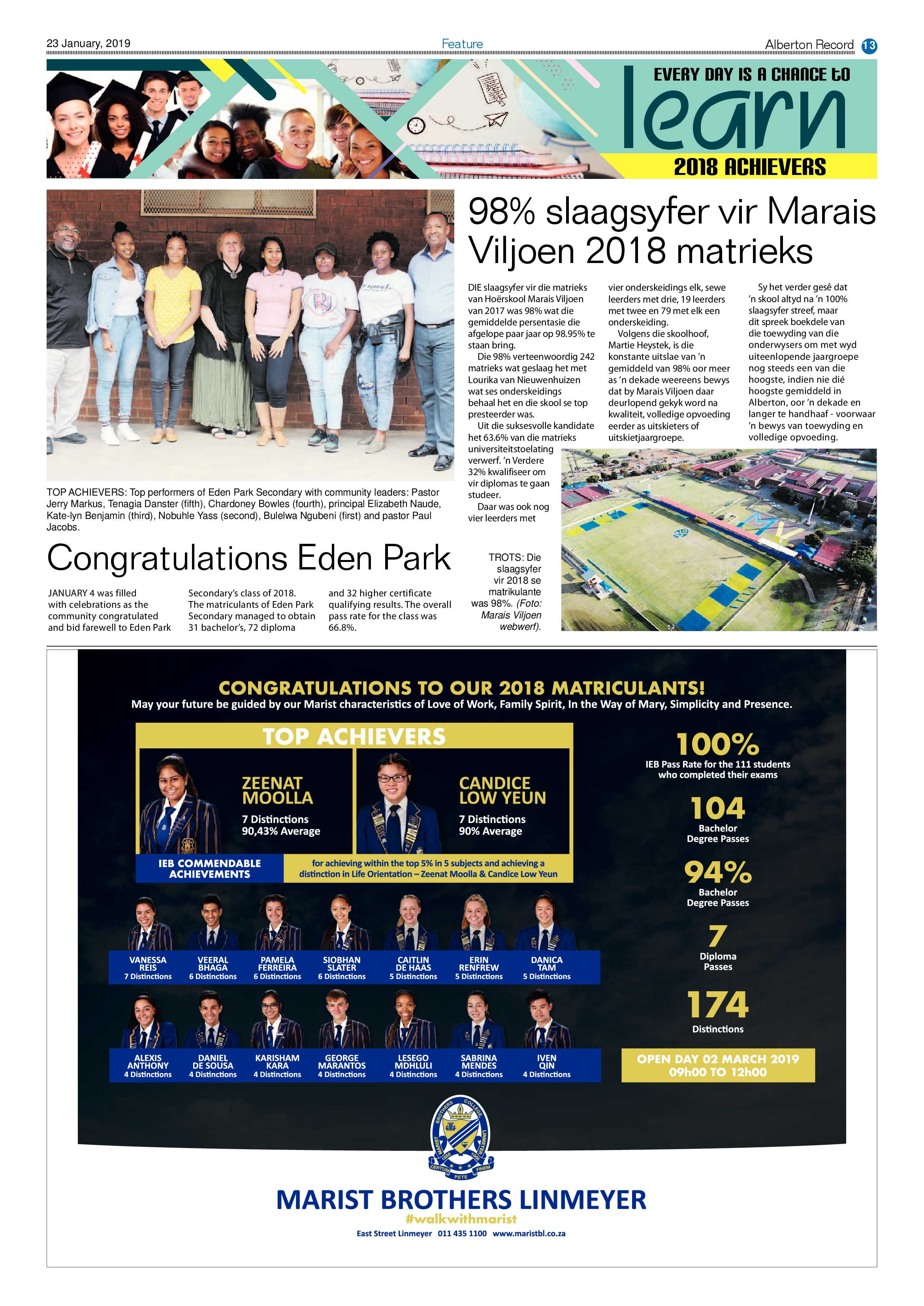 Alberton Record 23 January 2019 page 13