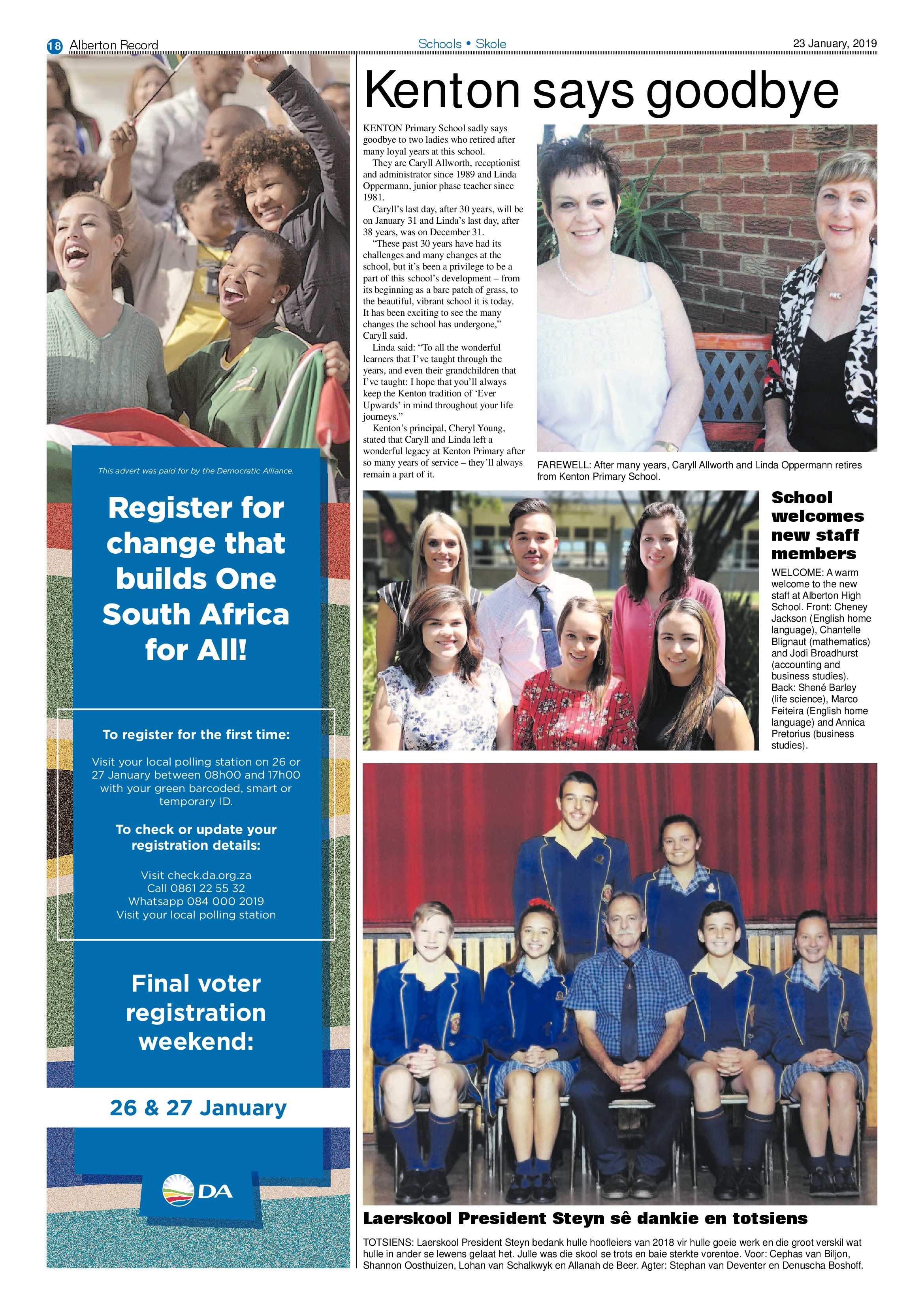 Alberton Record 23 January 2019 page 18