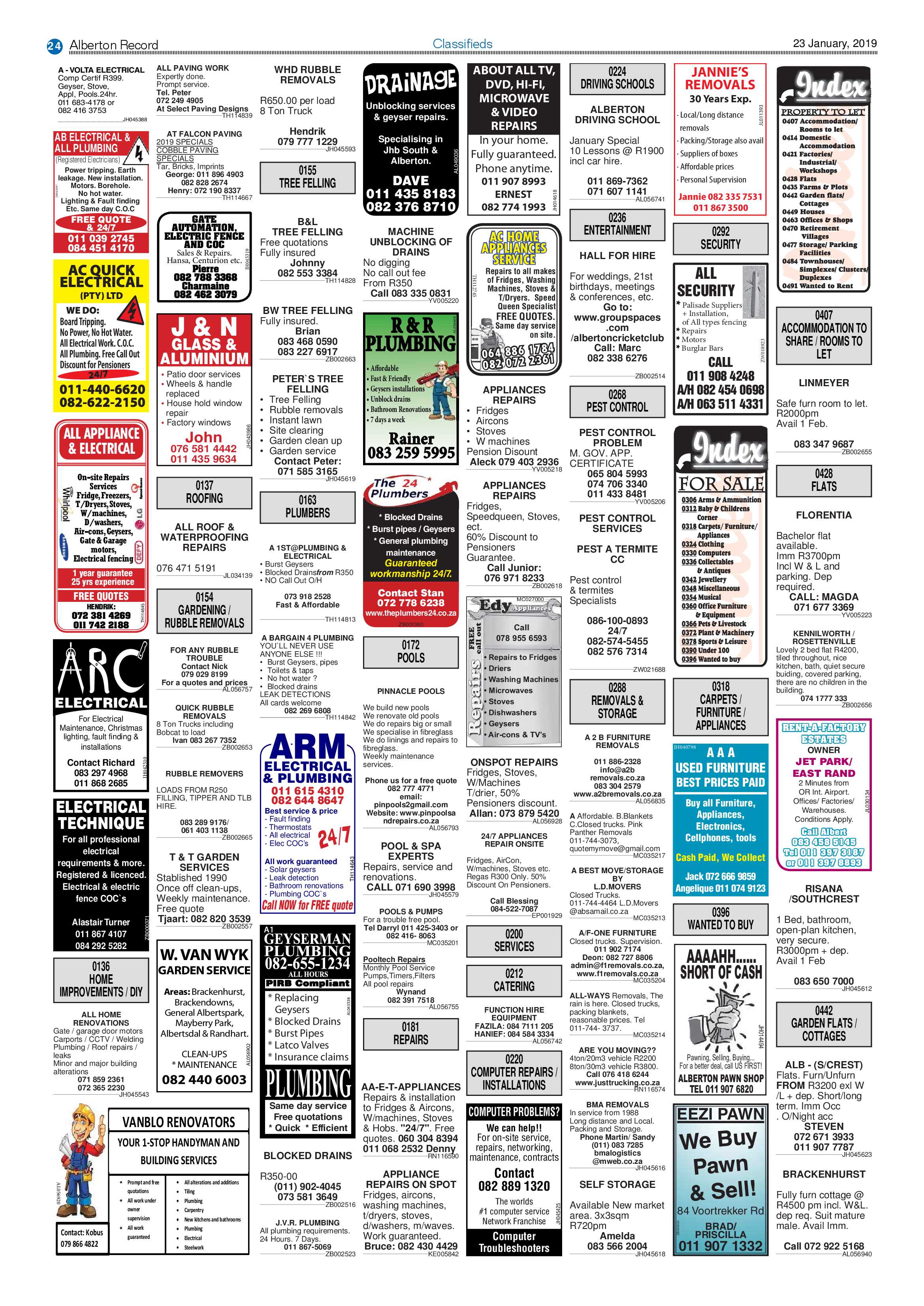 Alberton Record 23 January 2019 page 24