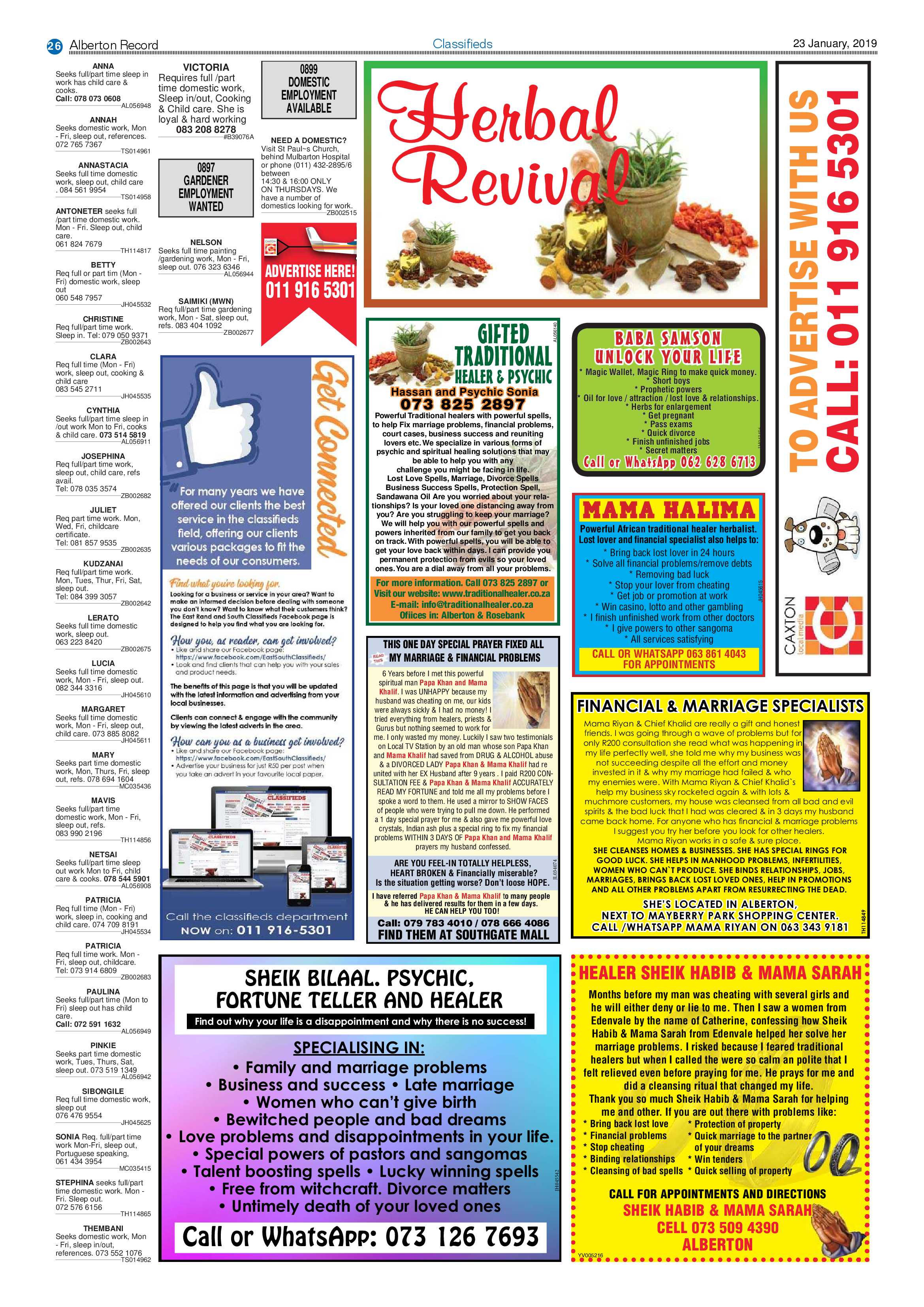 Alberton Record 23 January 2019 page 26