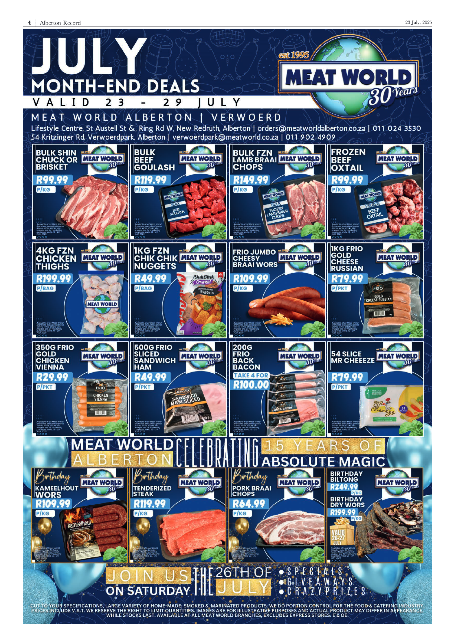 Alberton Record 23 July 2025 page 4