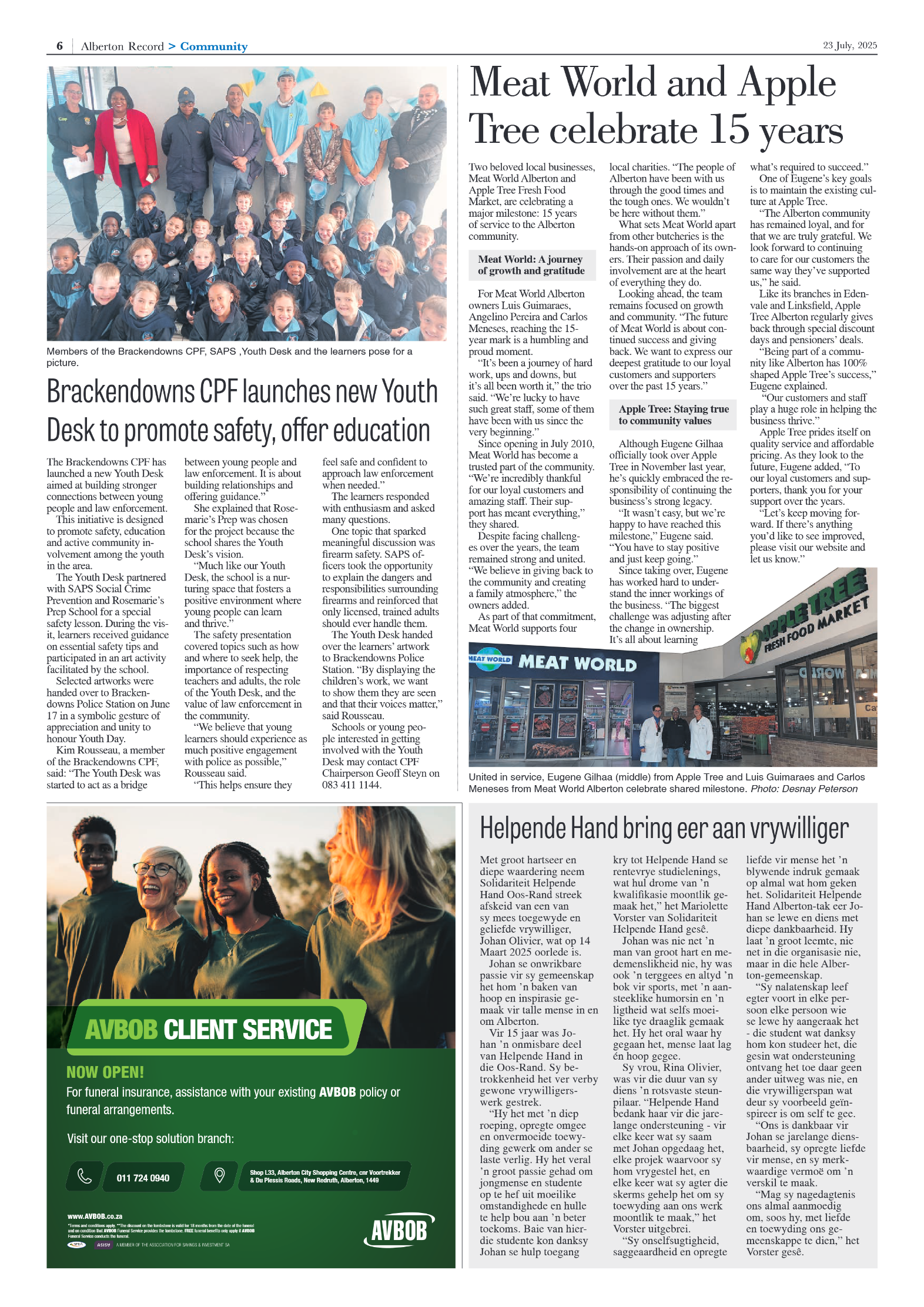 Alberton Record 23 July 2025 page 6