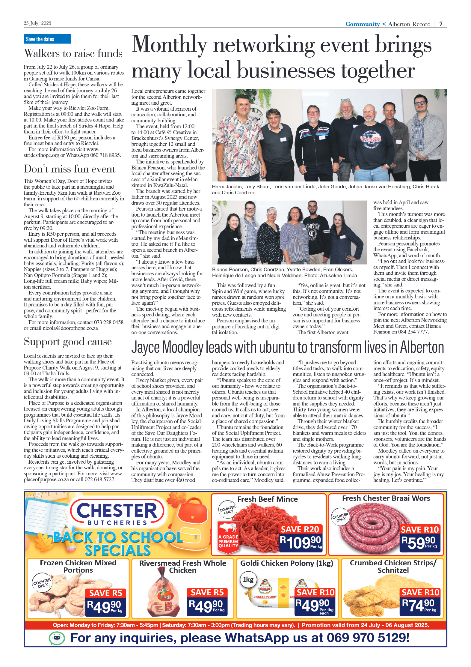 Alberton Record 23 July 2025 page 7