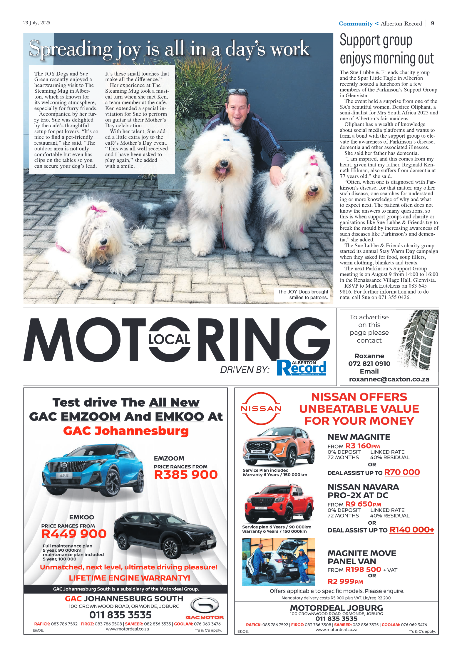 Alberton Record 23 July 2025 page 9