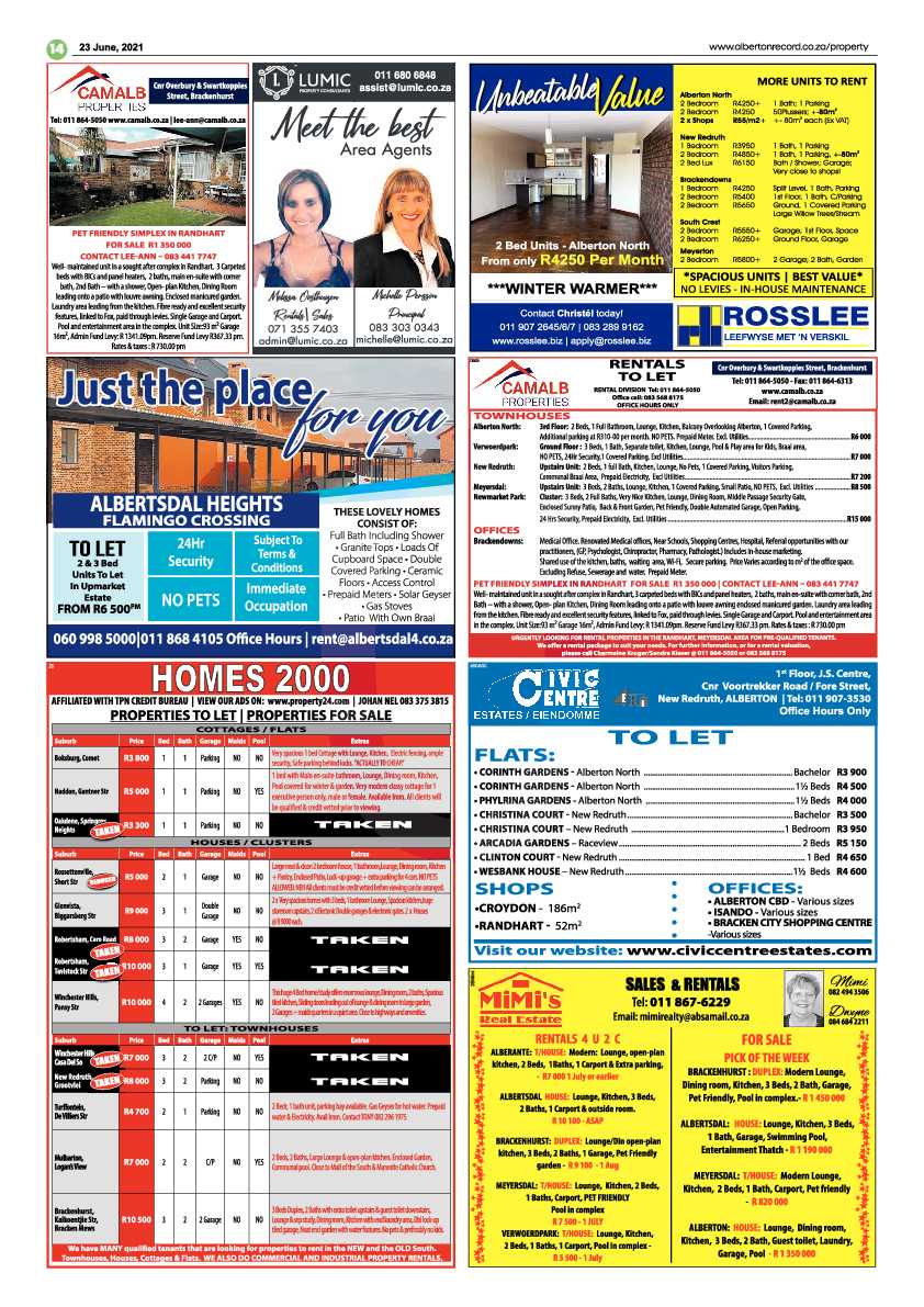 Alberton Record 23 June 2021 page 14