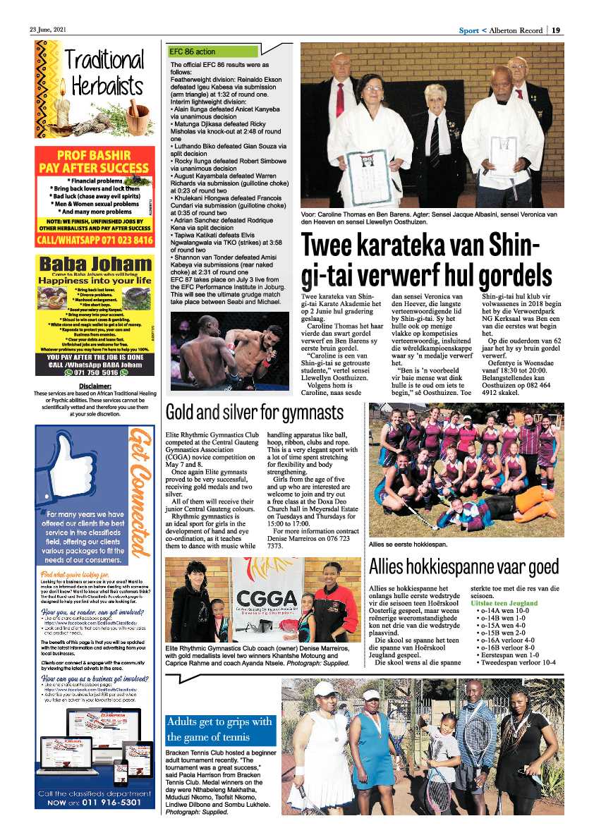 Alberton Record 23 June 2021 page 19