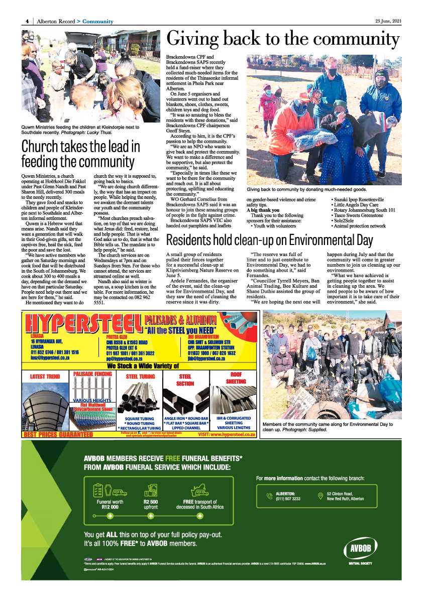 Alberton Record 23 June 2021 page 4