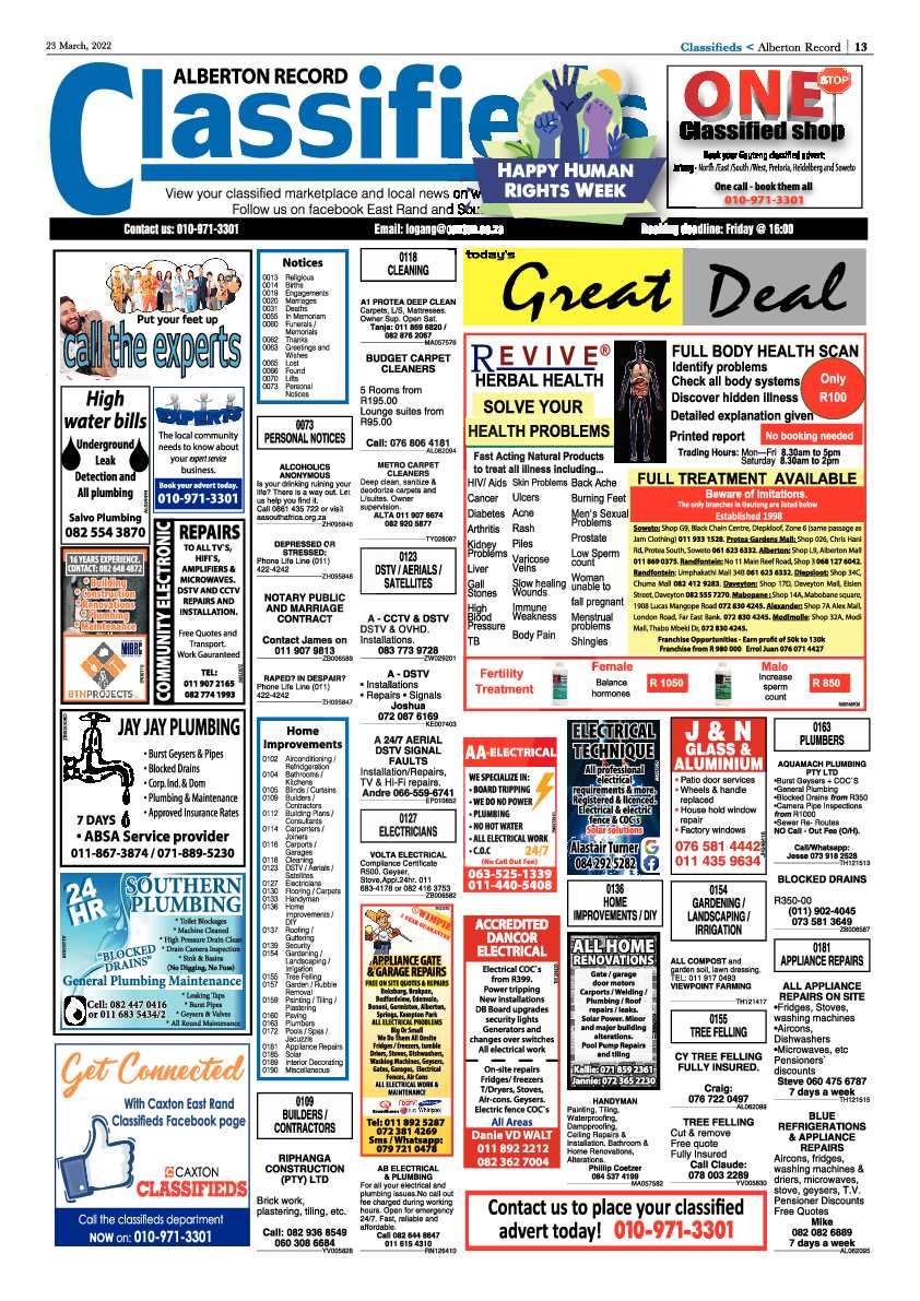 Alberton Record 23 March 2022 page 15