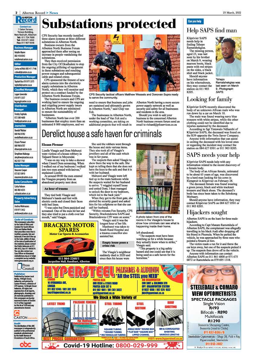 Alberton Record 23 March 2022 page 4